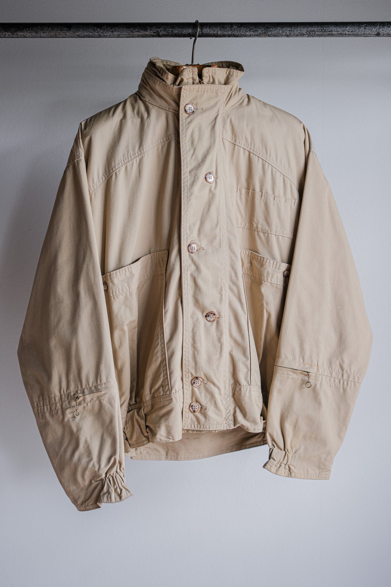 【~80's】Vintage Willis&Geiger Bush Poplin Hunter Hiker Jacket Size.L "Made in U.S.A."