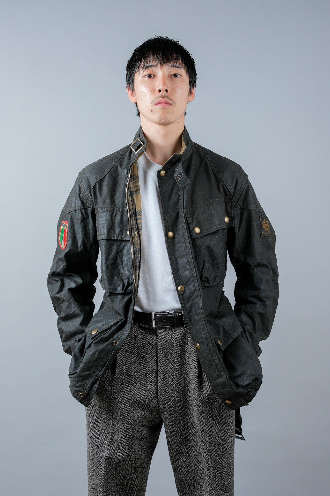 ［~70's］Vintage Belstaff Waxed Cotton Jacket "TRIALMASTER"