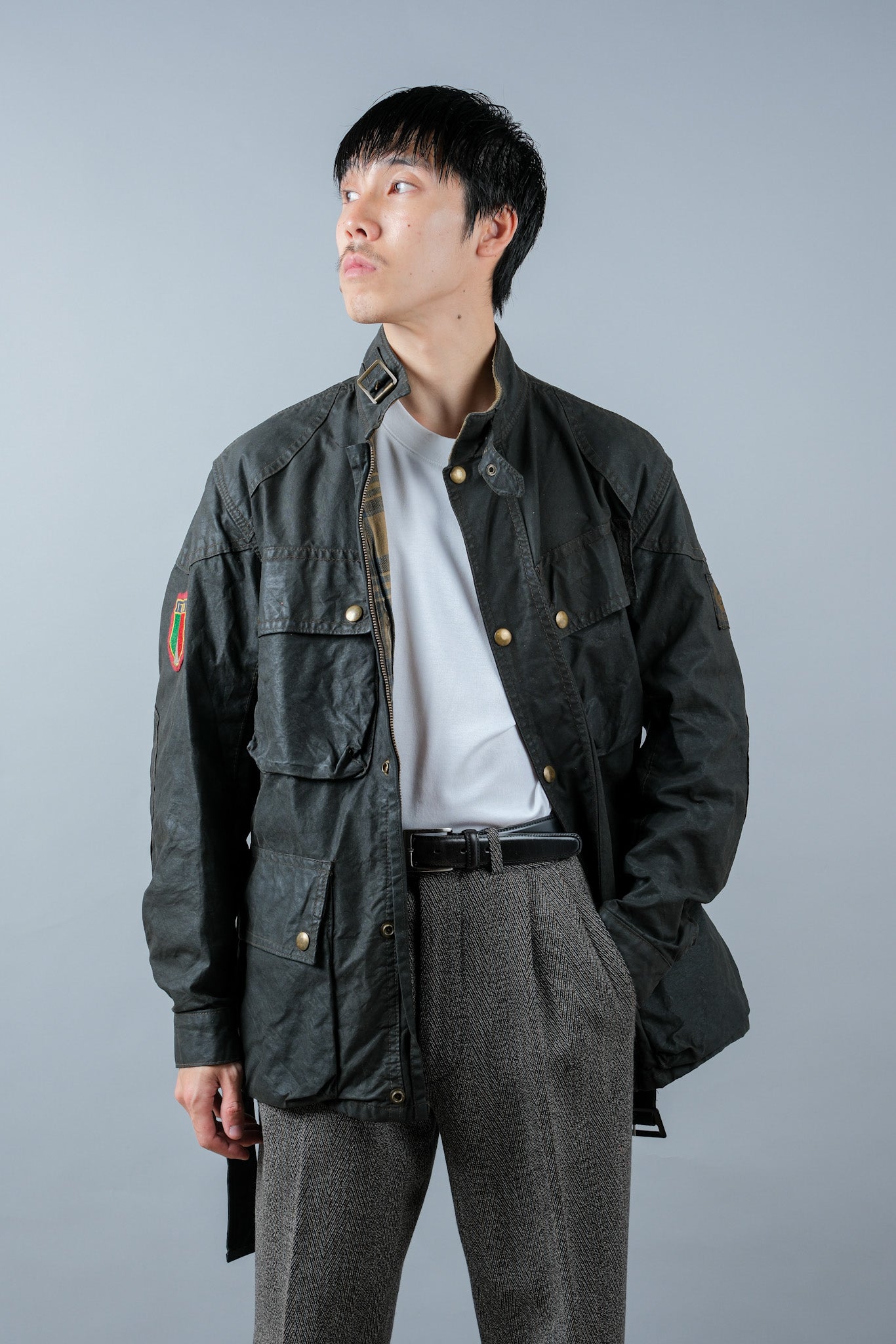 ［~70's］Vintage Belstaff Waxed Cotton Jacket "TRIALMASTER"