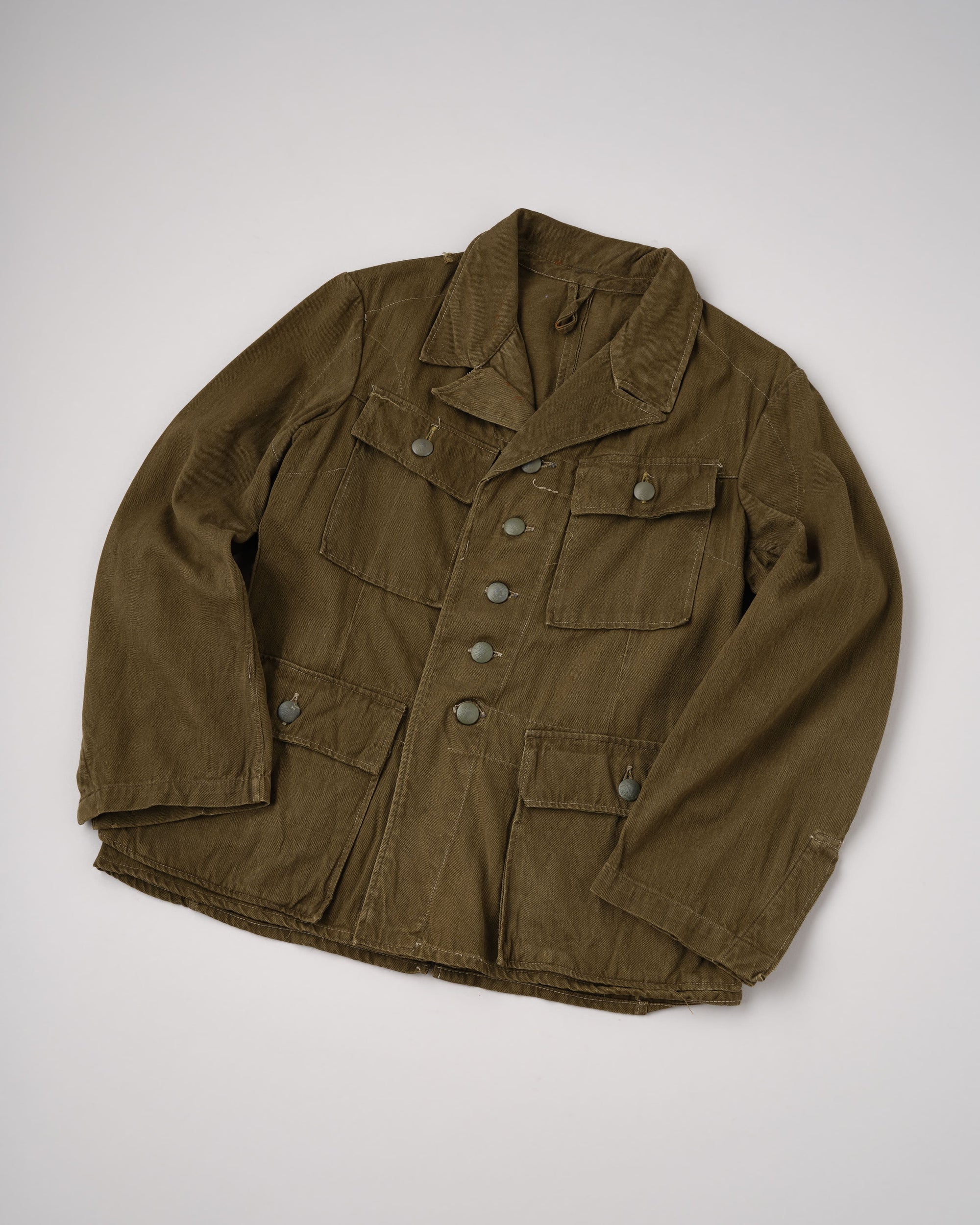 ［~40’s］WWII German Army & Afrika Korps M43 Tropical Field Jacket "Wehrmacht" "DAK"