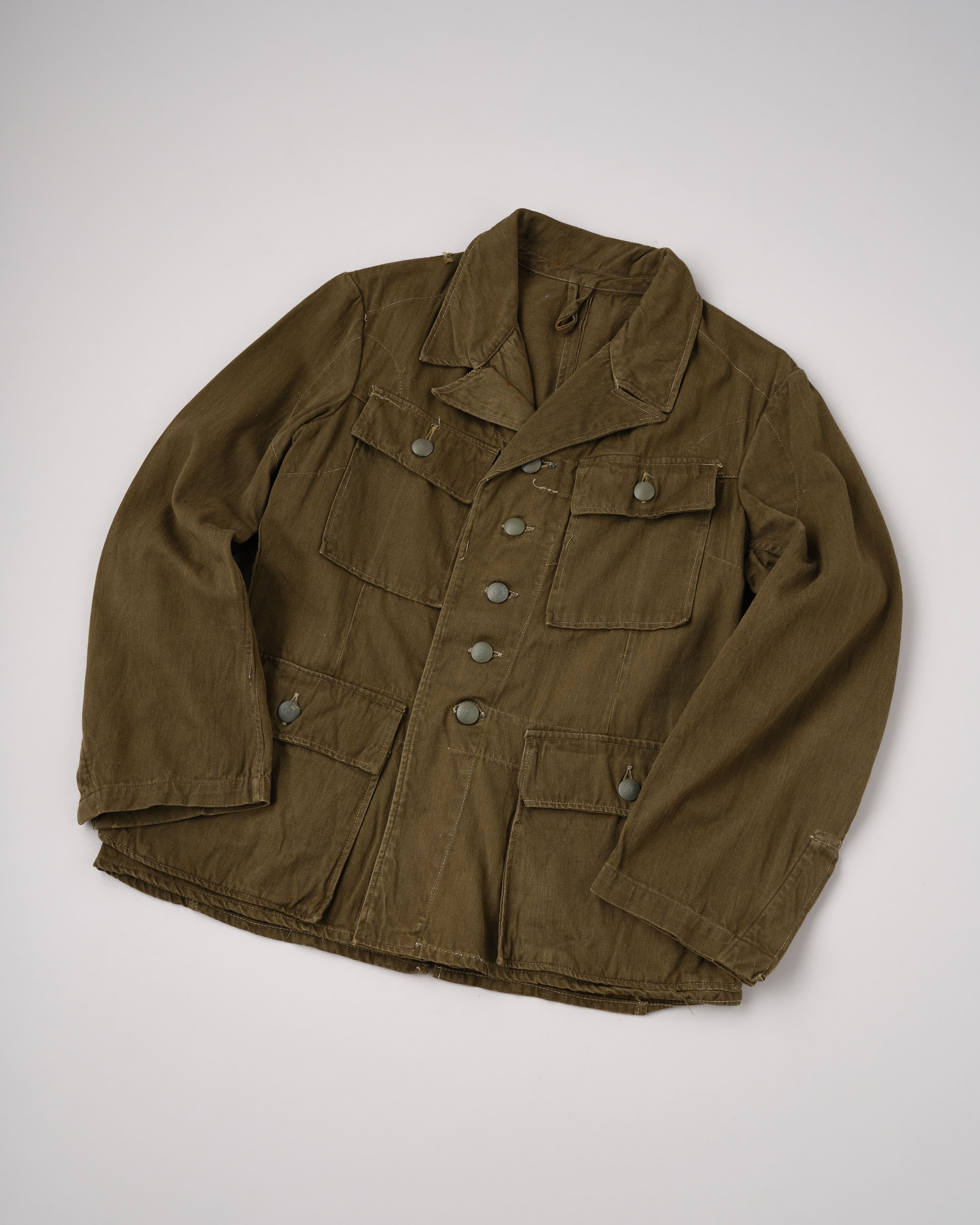 【~40’s】WWII German Army & Afrika Korps M43 Tropical Field Jacket "Wehrmacht" "DAK"