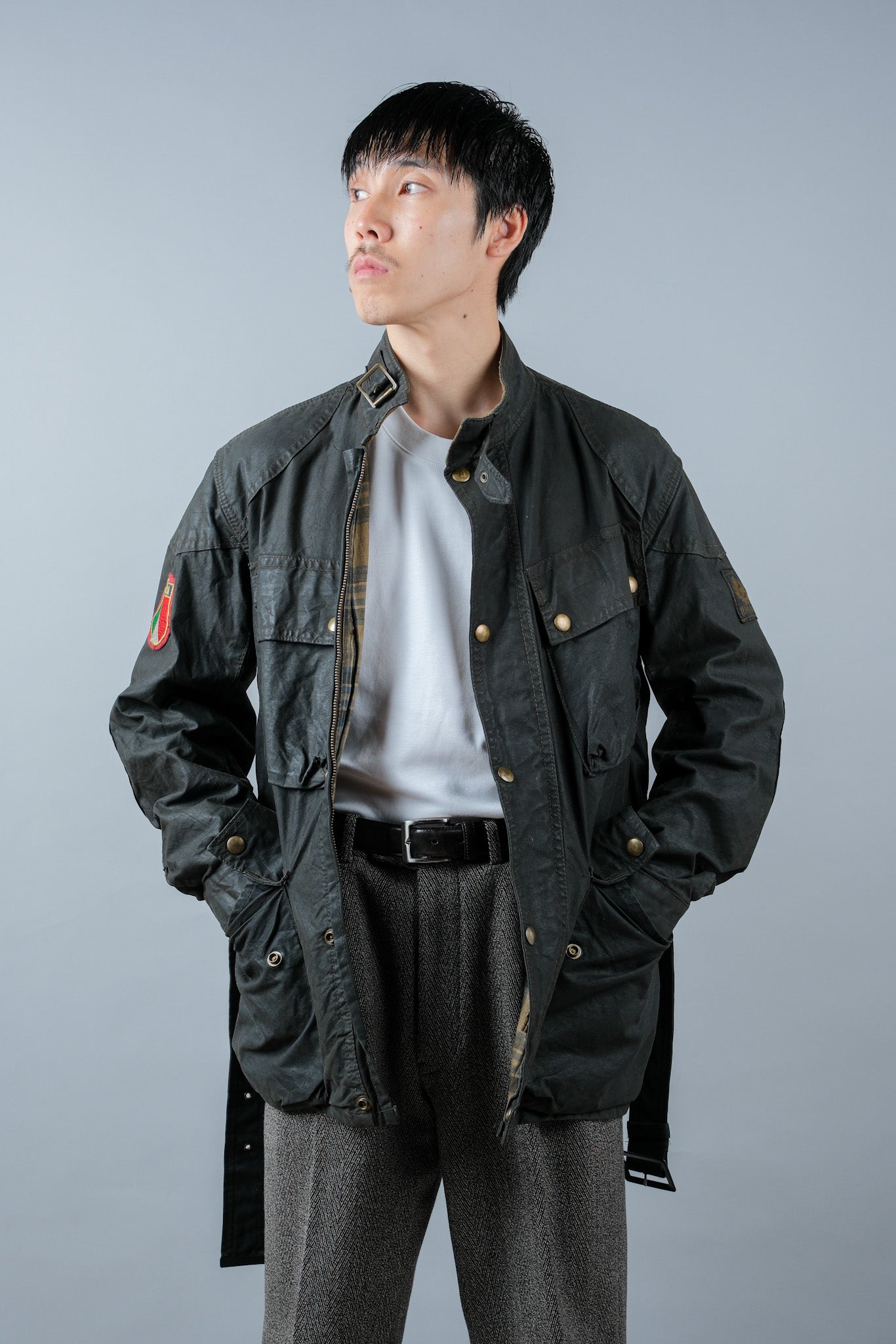 ［~70's］Vintage Belstaff Waxed Cotton Jacket "TRIALMASTER"