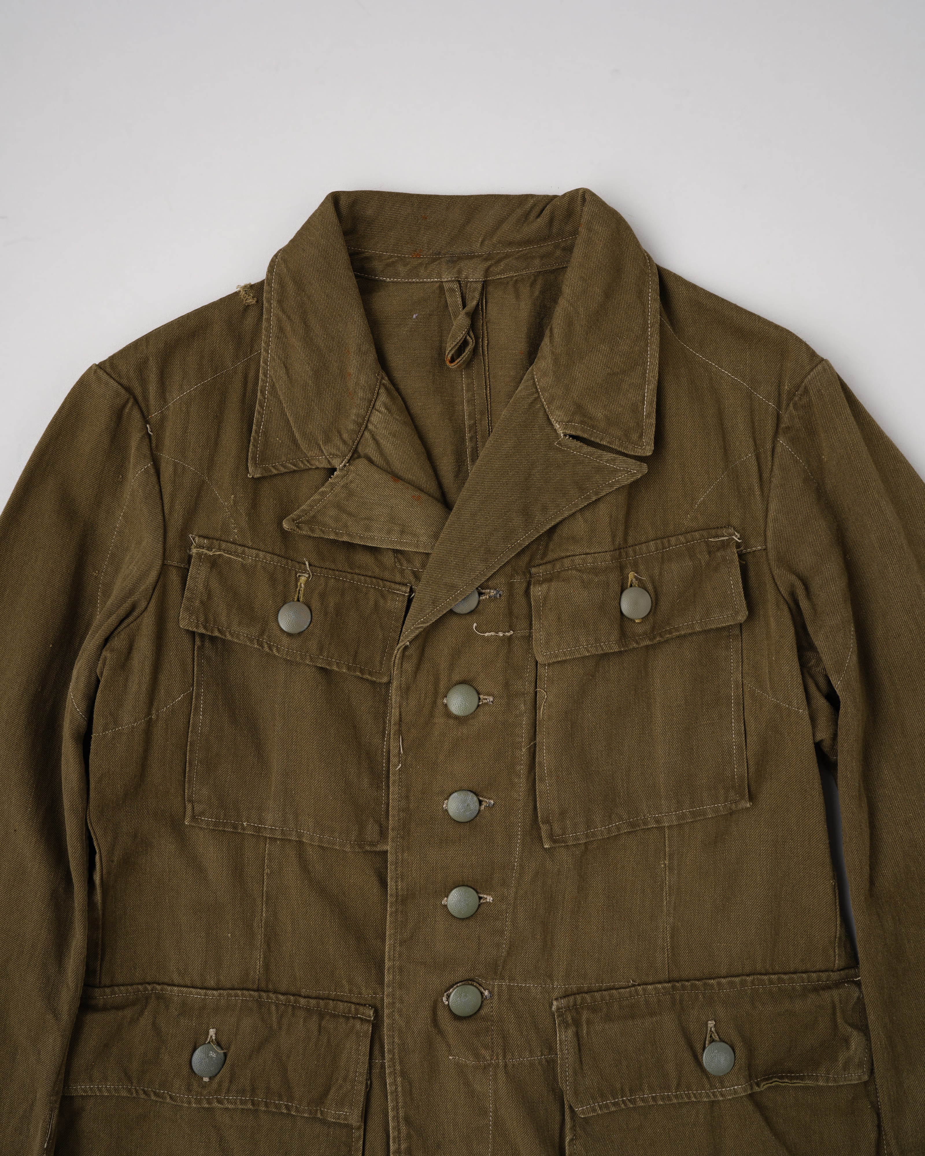 【~40’s】WWII German Army & Afrika Korps M43 Tropical Field Jacket "Wehrmacht" "DAK"