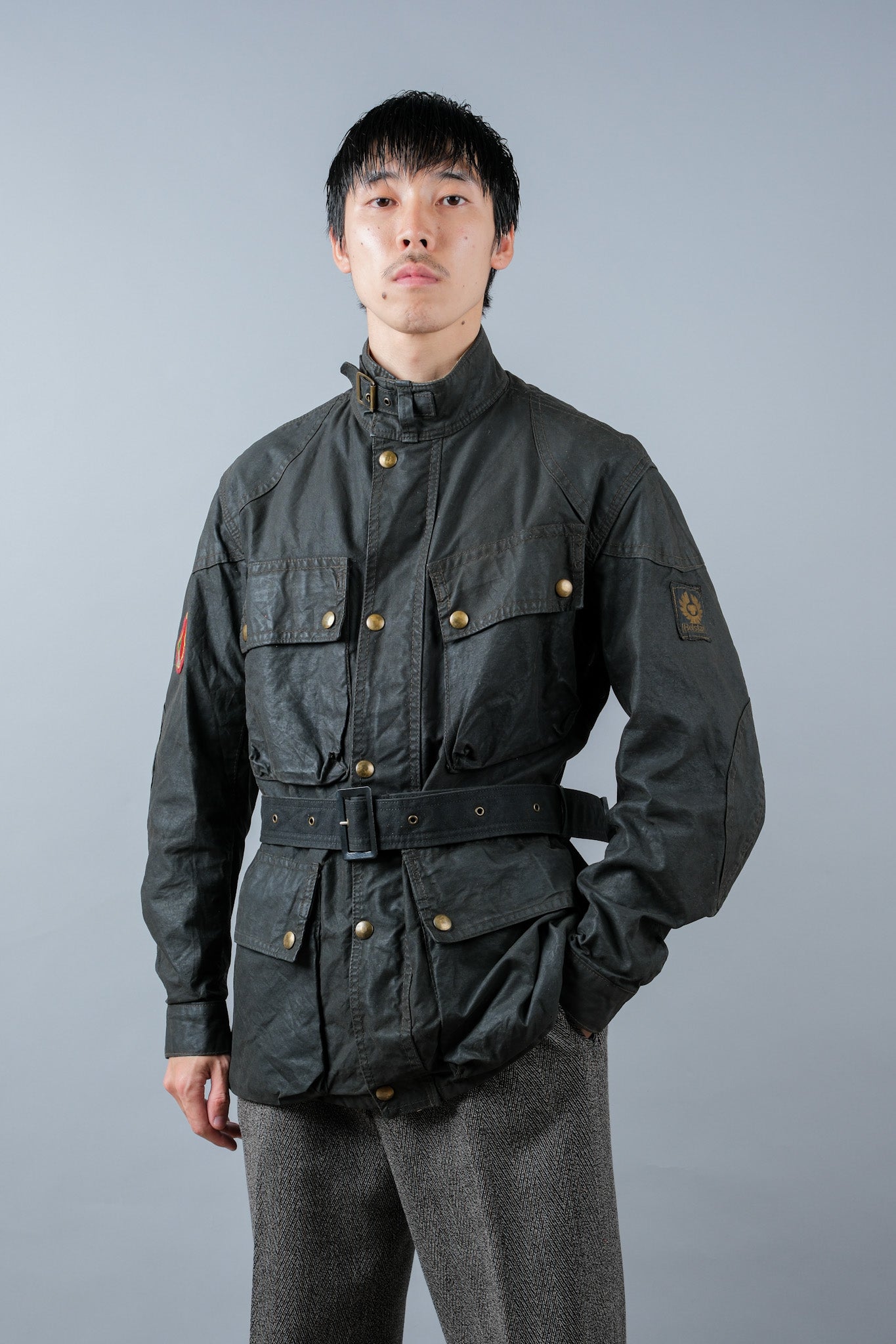 ［~70's］Vintage Belstaff Waxed Cotton Jacket "TRIALMASTER"