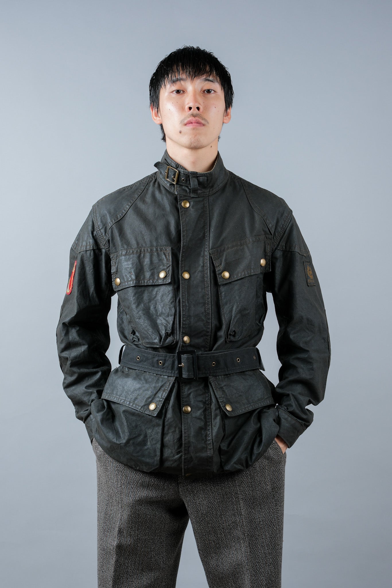 ［~70's］Vintage Belstaff Waxed Cotton Jacket "TRIALMASTER"