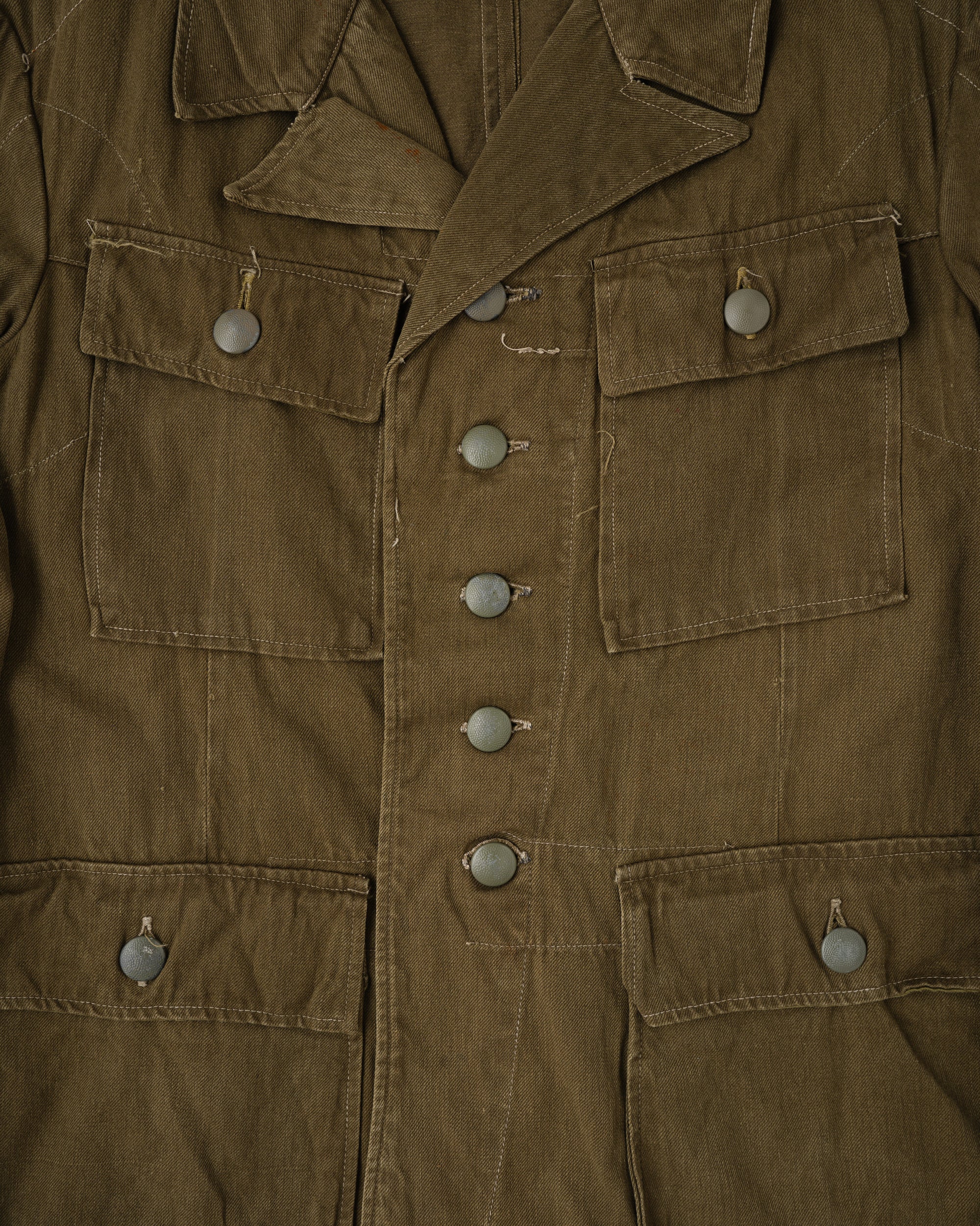 ［~40’s］WWII German Army & Afrika Korps M43 Tropical Field Jacket "Wehrmacht" "DAK"