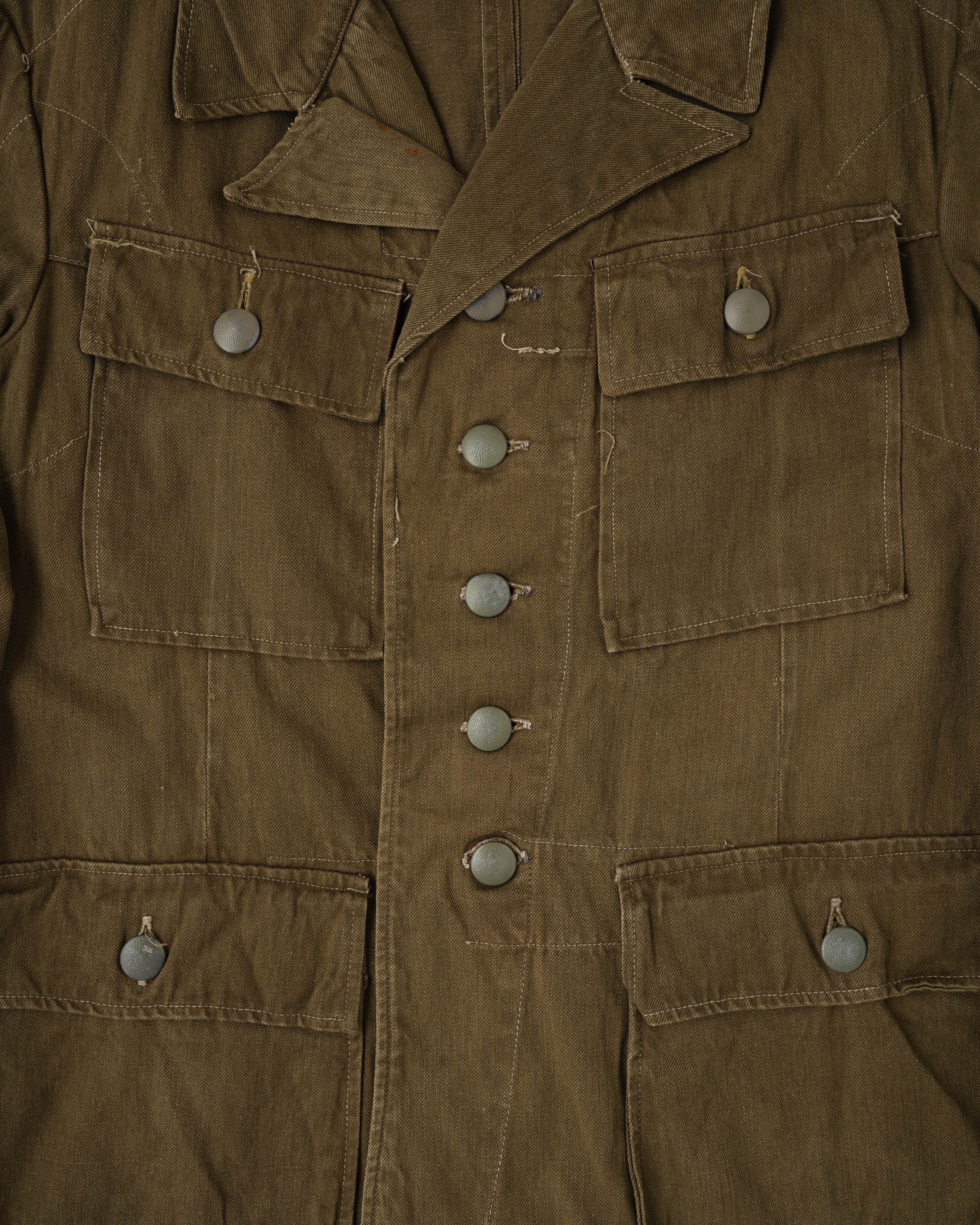 【~40’s】WWII German Army & Afrika Korps M43 Tropical Field Jacket "Wehrmacht" "DAK"