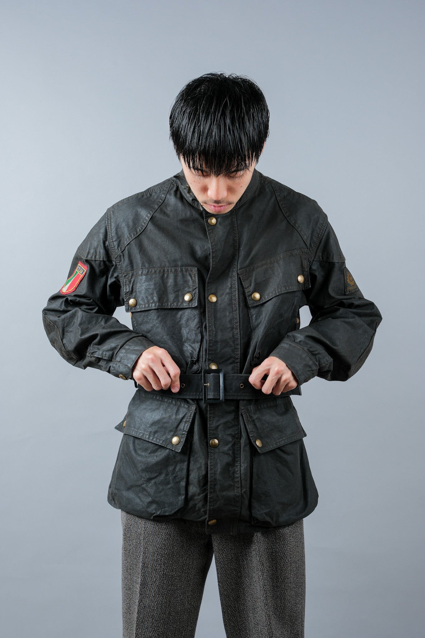 ［~70's］Vintage Belstaff Waxed Cotton Jacket "TRIALMASTER"