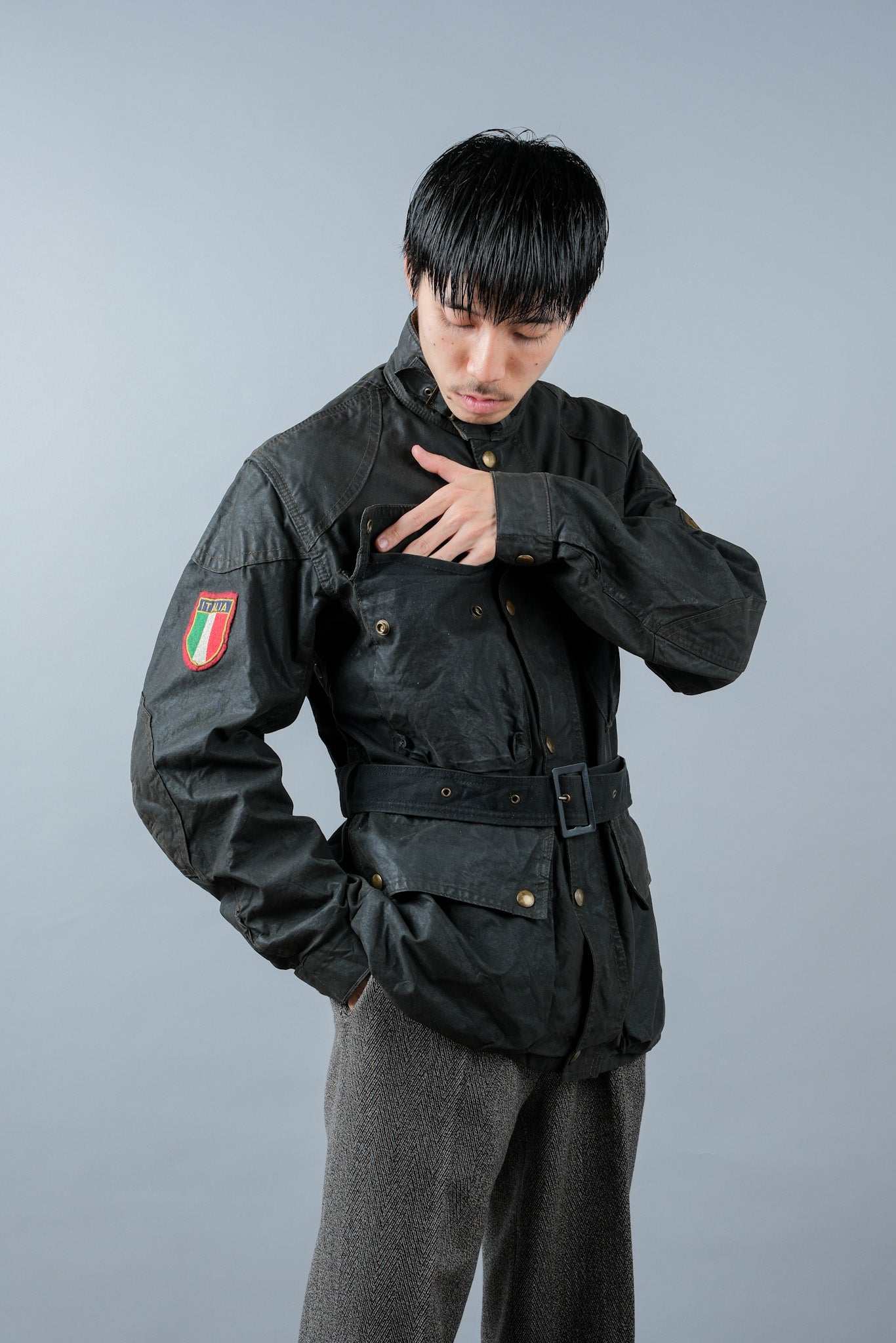 ［~70's］Vintage Belstaff Waxed Cotton Jacket "TRIALMASTER"