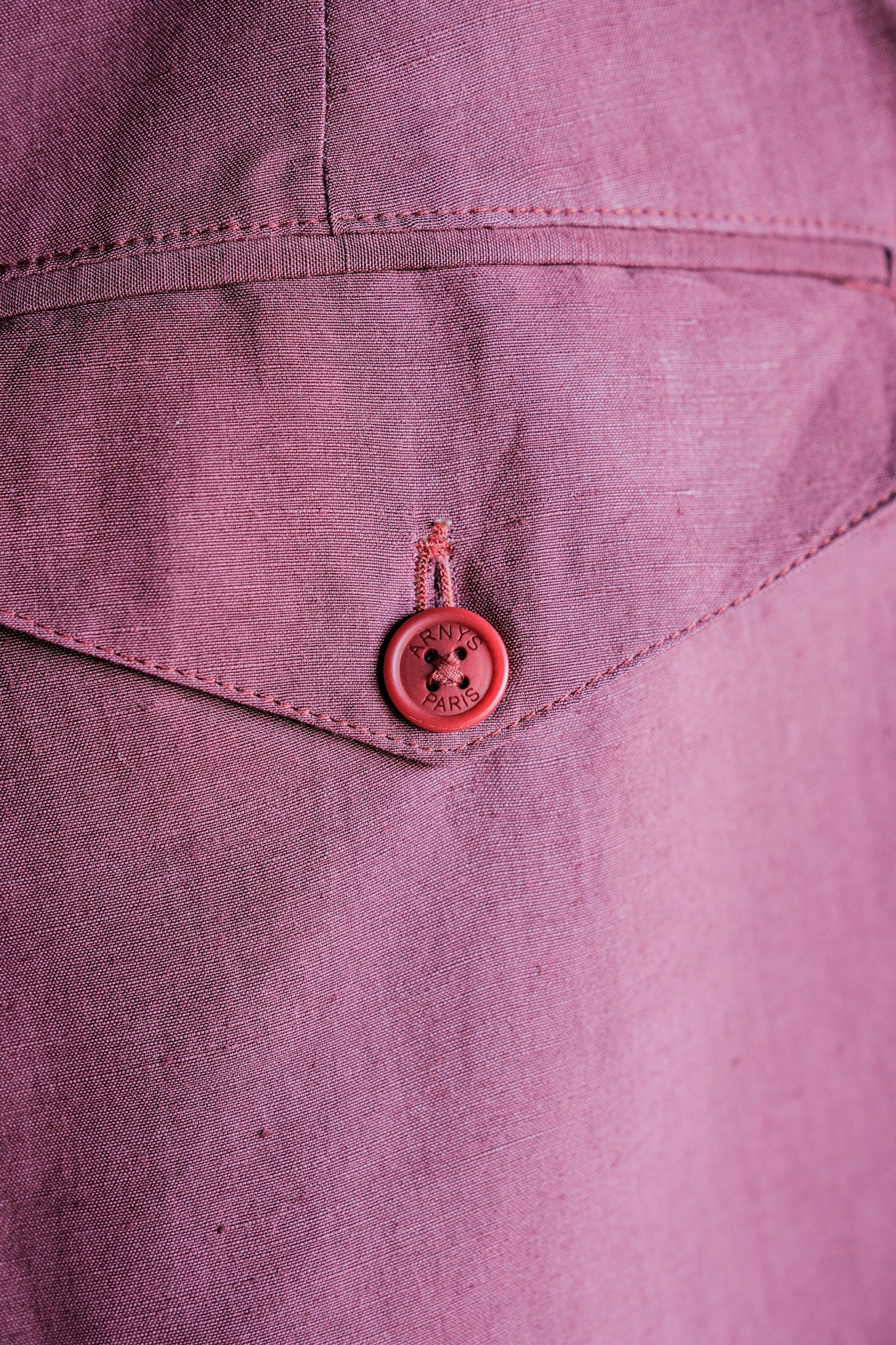 ［~00's］Old ARNYS PARIS In Tuck Turn Up Linen Silk Trousers Size.42