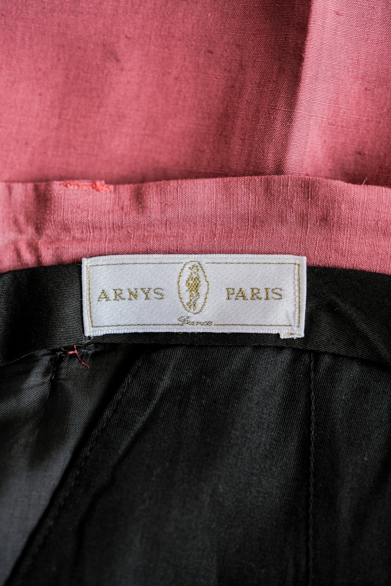 【~00's】Old ARNYS PARIS In Tuck Turn Up Linen Silk Trousers Size.42