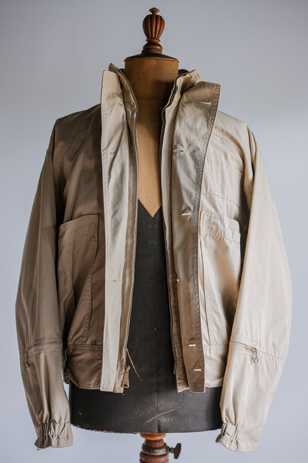 ［~80's］Vintage Willis&Geiger Bush Poplin Hunter Hiker Jacket Size.L "Made in U.S.A."