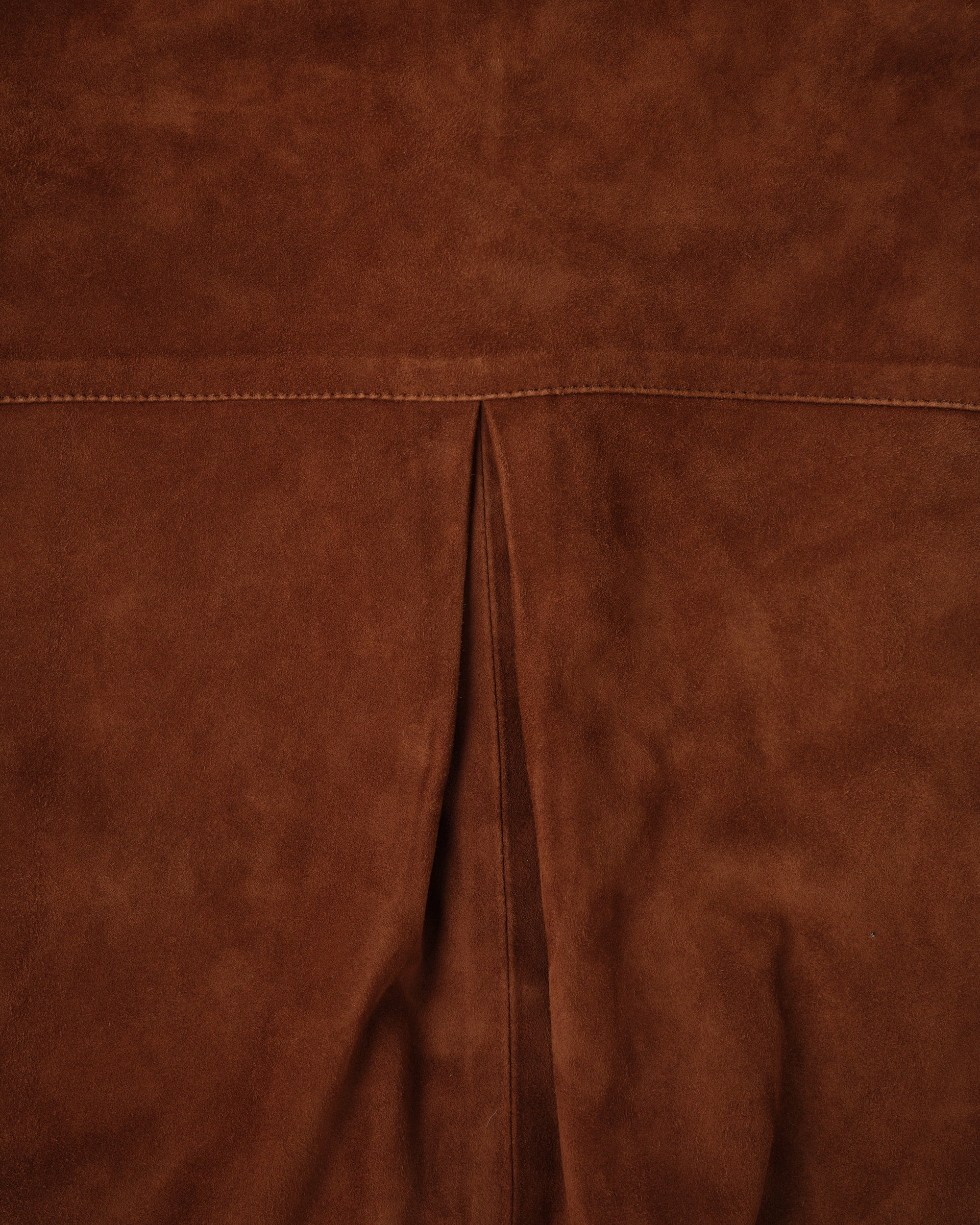 ［~90’s］Old SULKA Brown Suede Leather Shirt Jacket Size.42