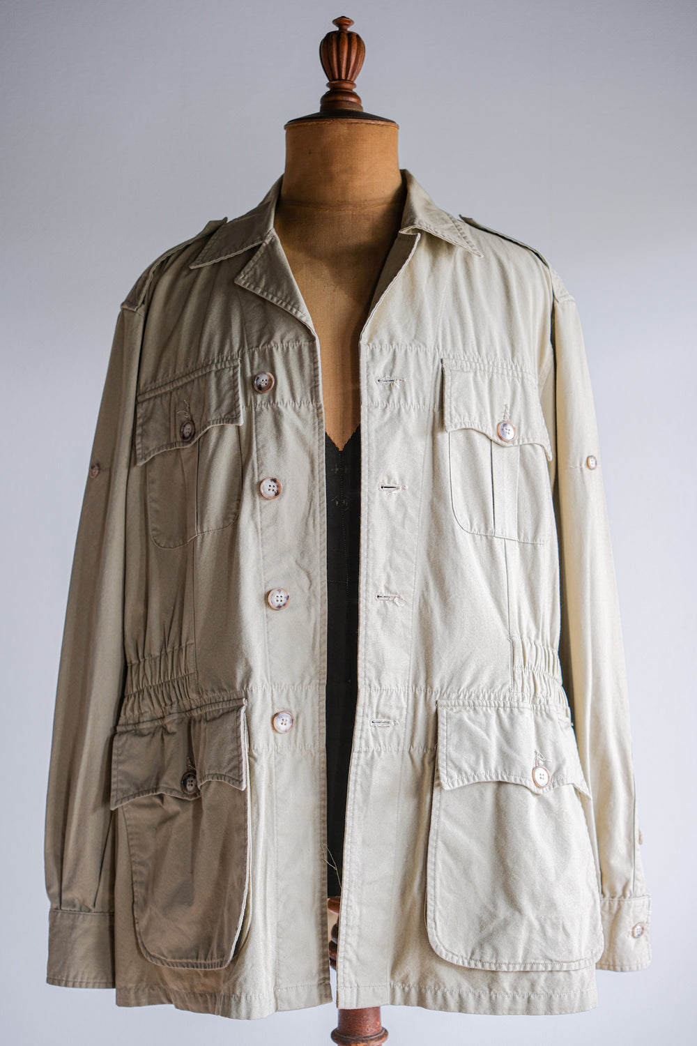 ［~80's］Vintage Willis&Geiger Bush Poplin Hemingway Jacket Size.42 "Made in U.S.A."