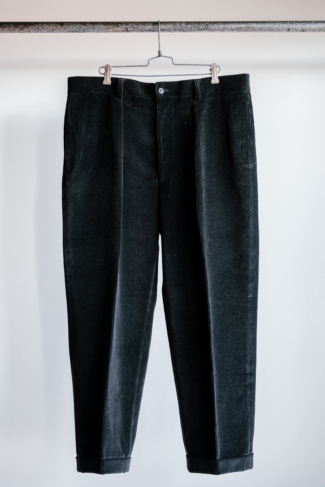 ［~00's］Old ARNYS PARIS In Tuck Turn Up Corduroy Trousers Size.46