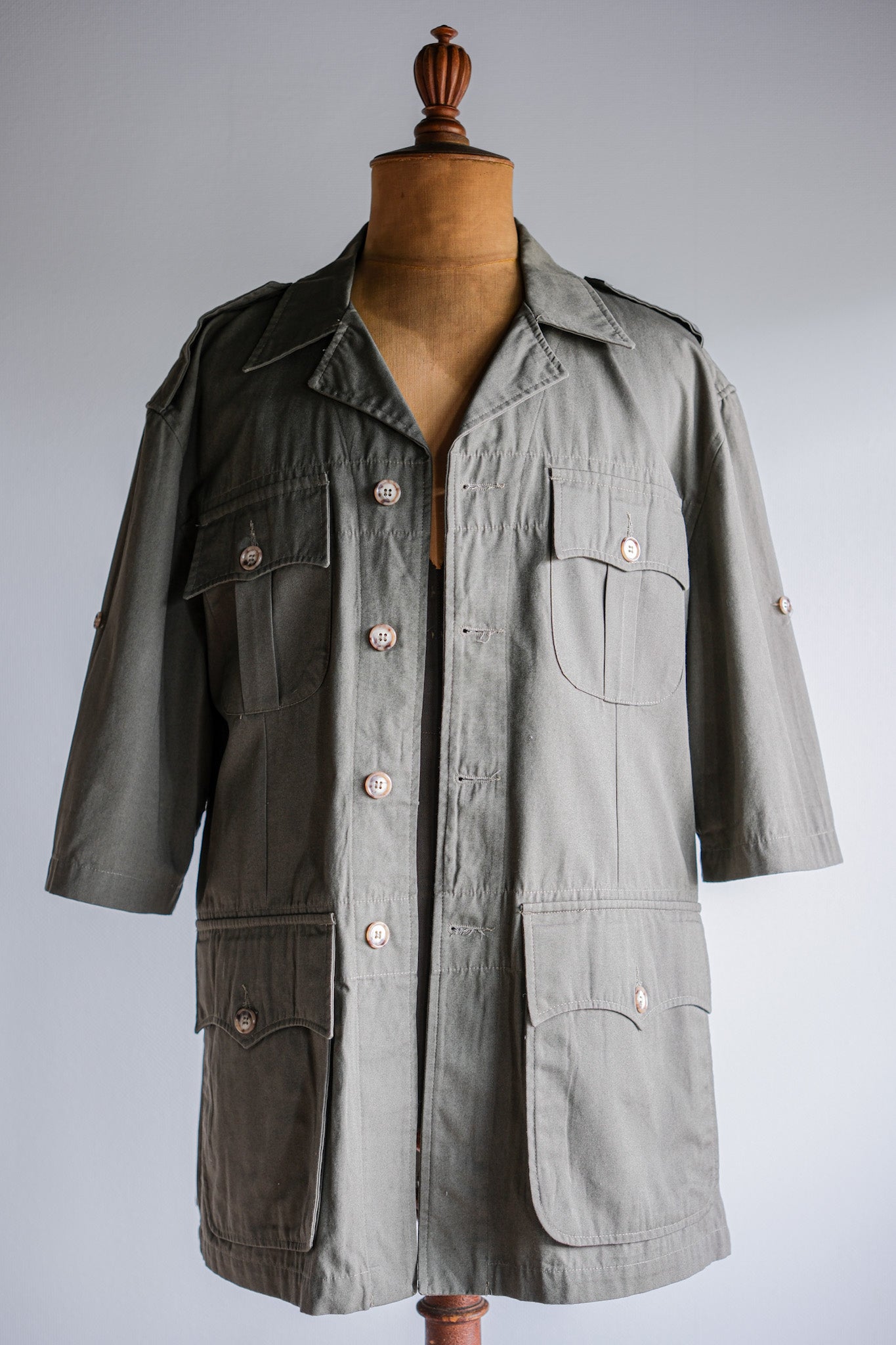 Bush poplin safari jacket best sale