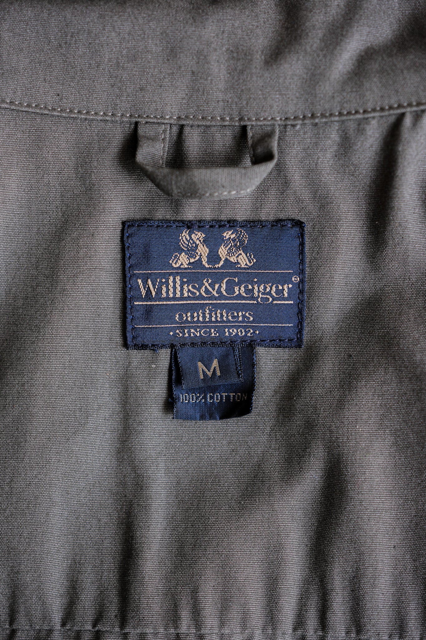 【~90's】Vintage Willis&Geiger Bush Poplin Selous Jacket Size.M "Made in U.S.A."