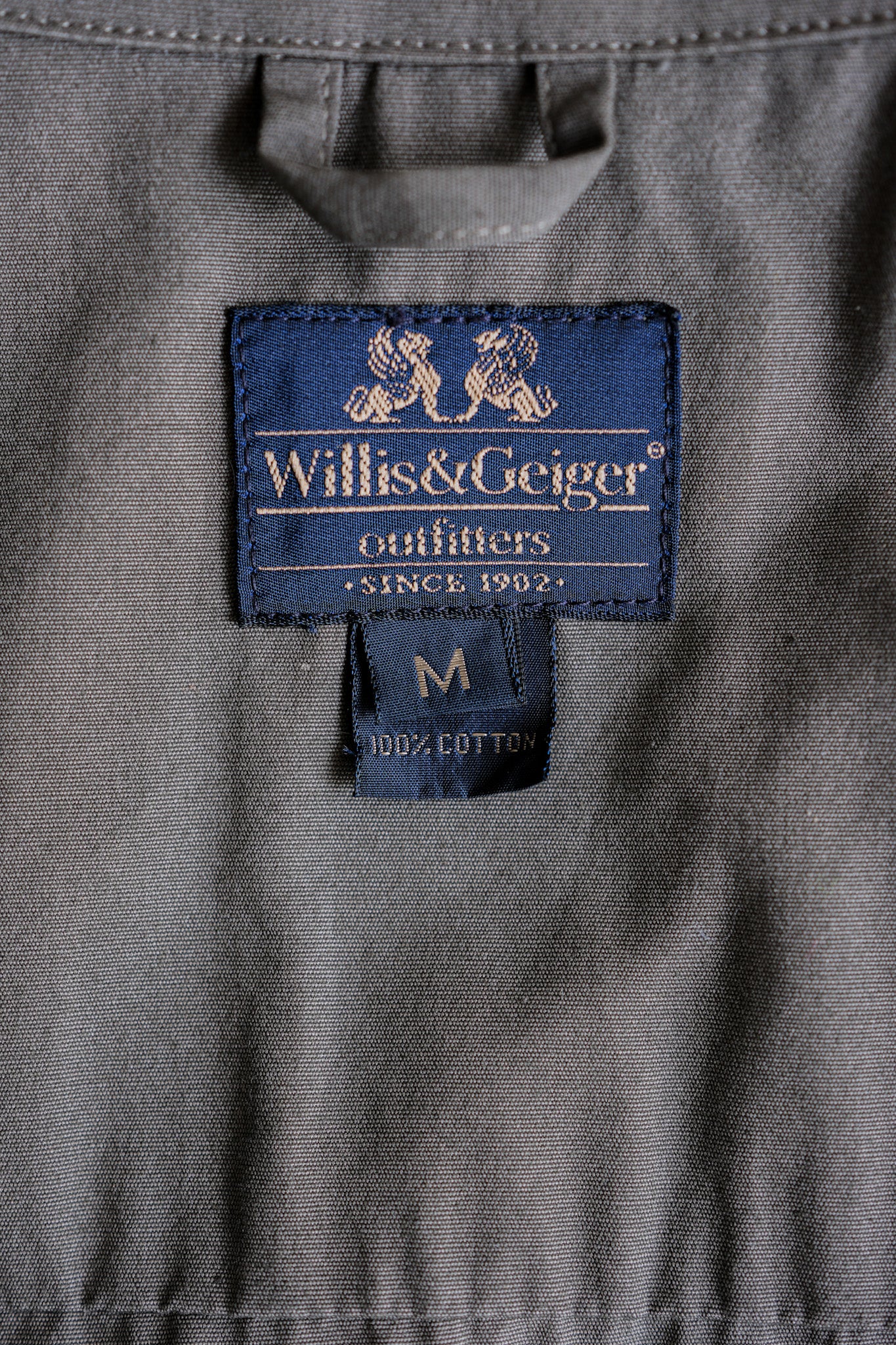 【~90's】Vintage Willis&Geiger Bush Poplin Selous Jacket Size.M "Made in U.S.A."