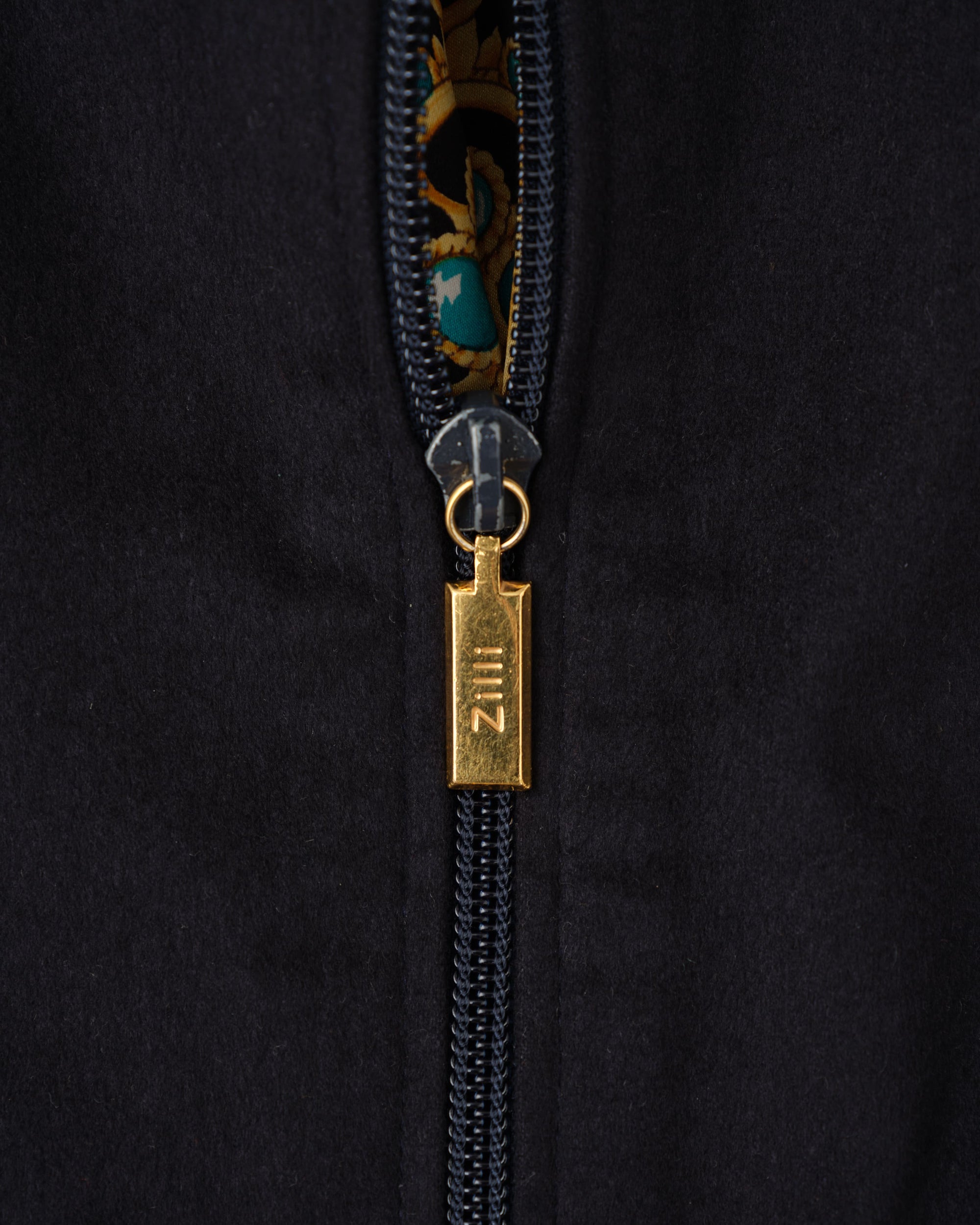 ［~90's］Old ZILLI Cashmere Silk Zip Up Blouson Size.54