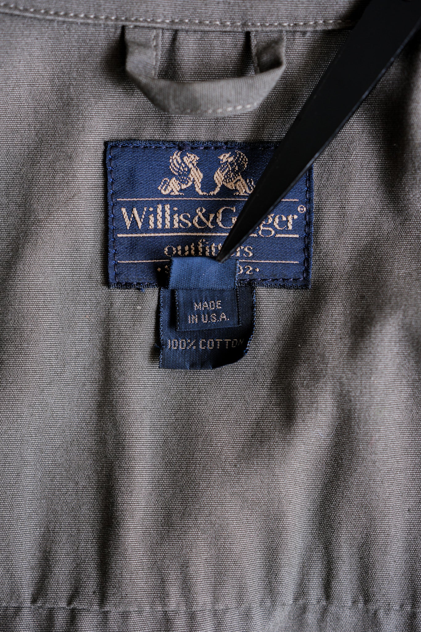 【~90's】Vintage Willis&Geiger Bush Poplin Selous Jacket Size.M "Made in U.S.A."