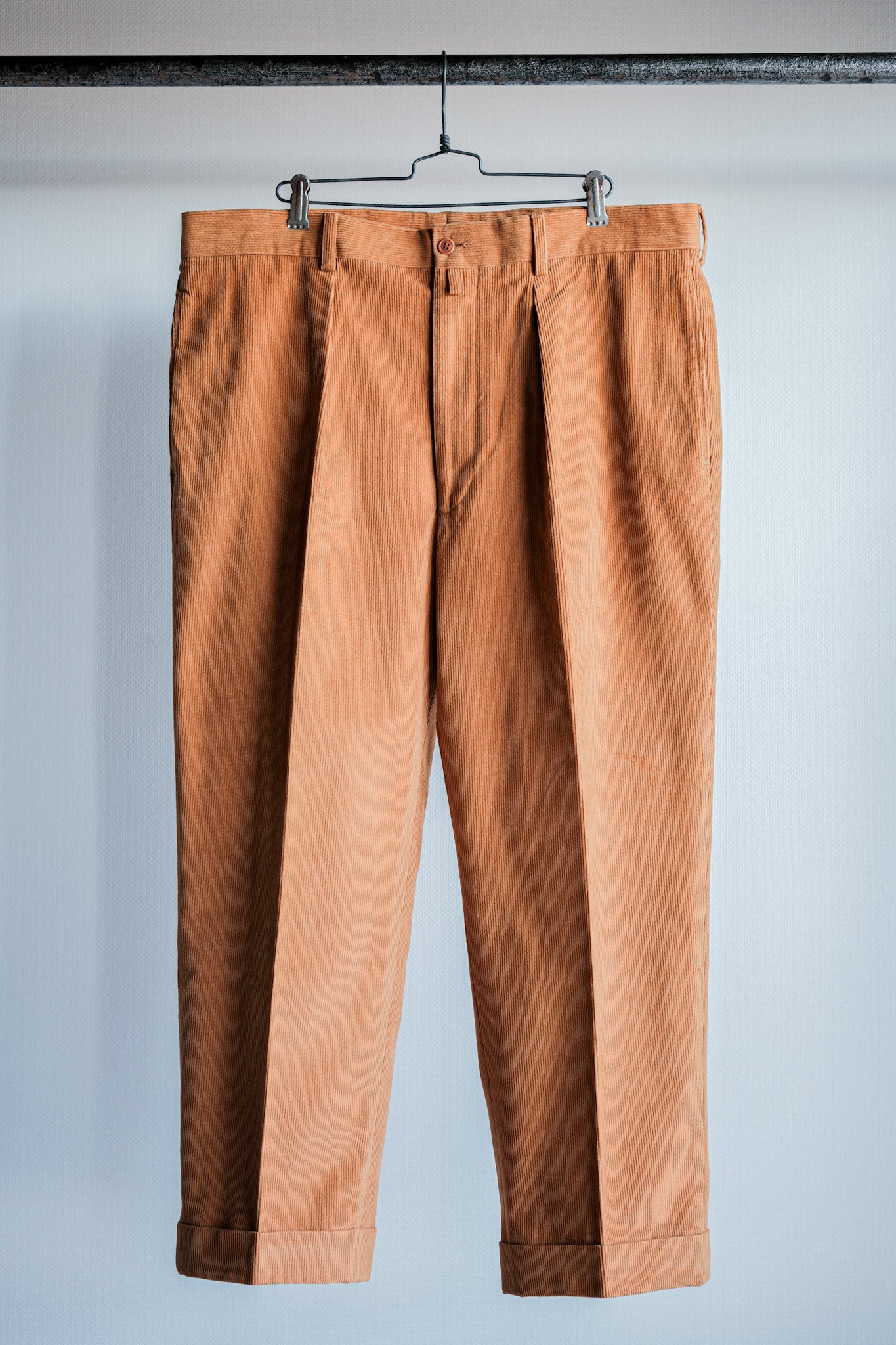 ［~00's］Old ARNYS PARIS In Tuck Turn Up Corduroy Trousers Size.46