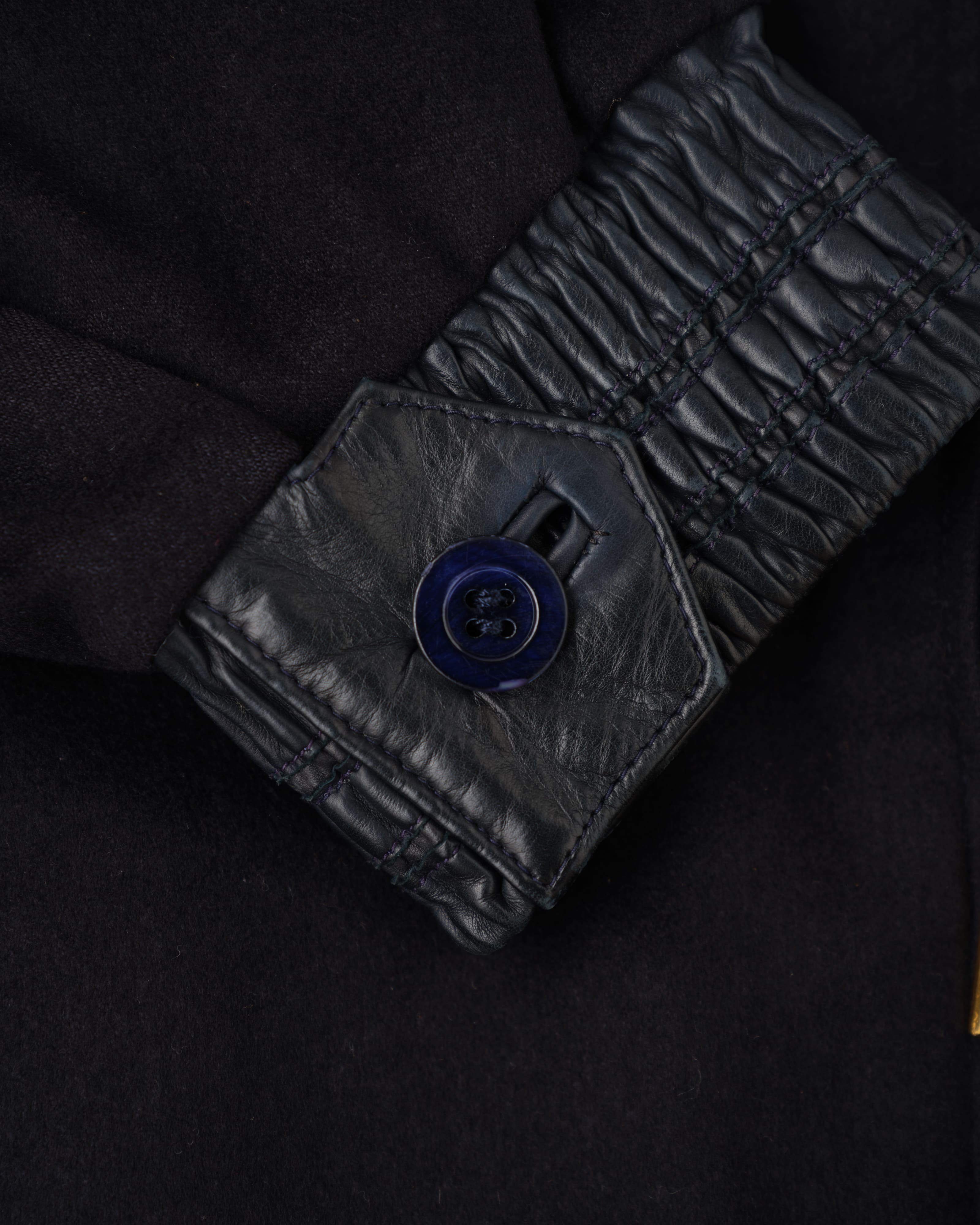 【~90's】Old ZILLI Cashmere Silk Zip Up Blouson Size.54