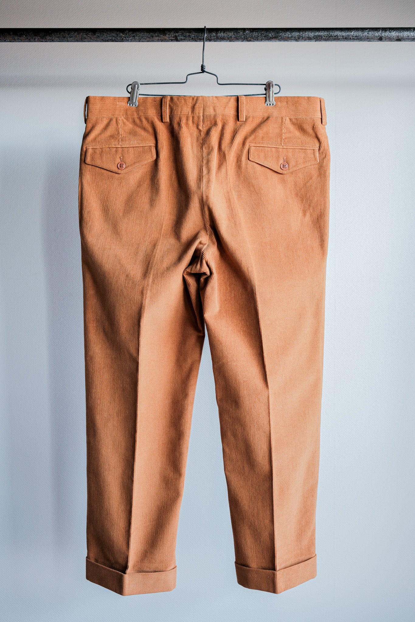 ［~00's］Old ARNYS PARIS In Tuck Turn Up Corduroy Trousers Size.46