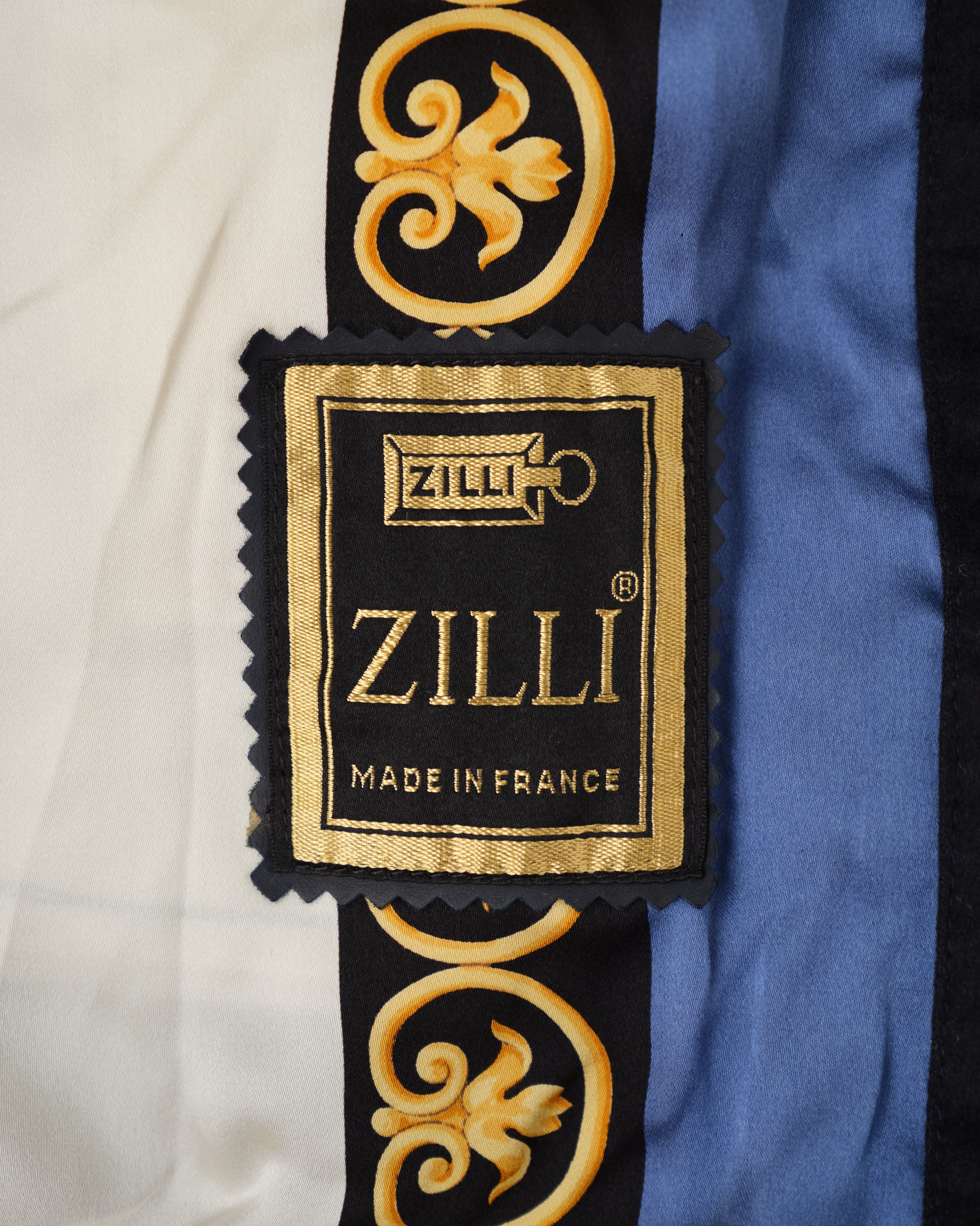［~90's］Old ZILLI Cashmere Silk Zip Up Blouson Size.54