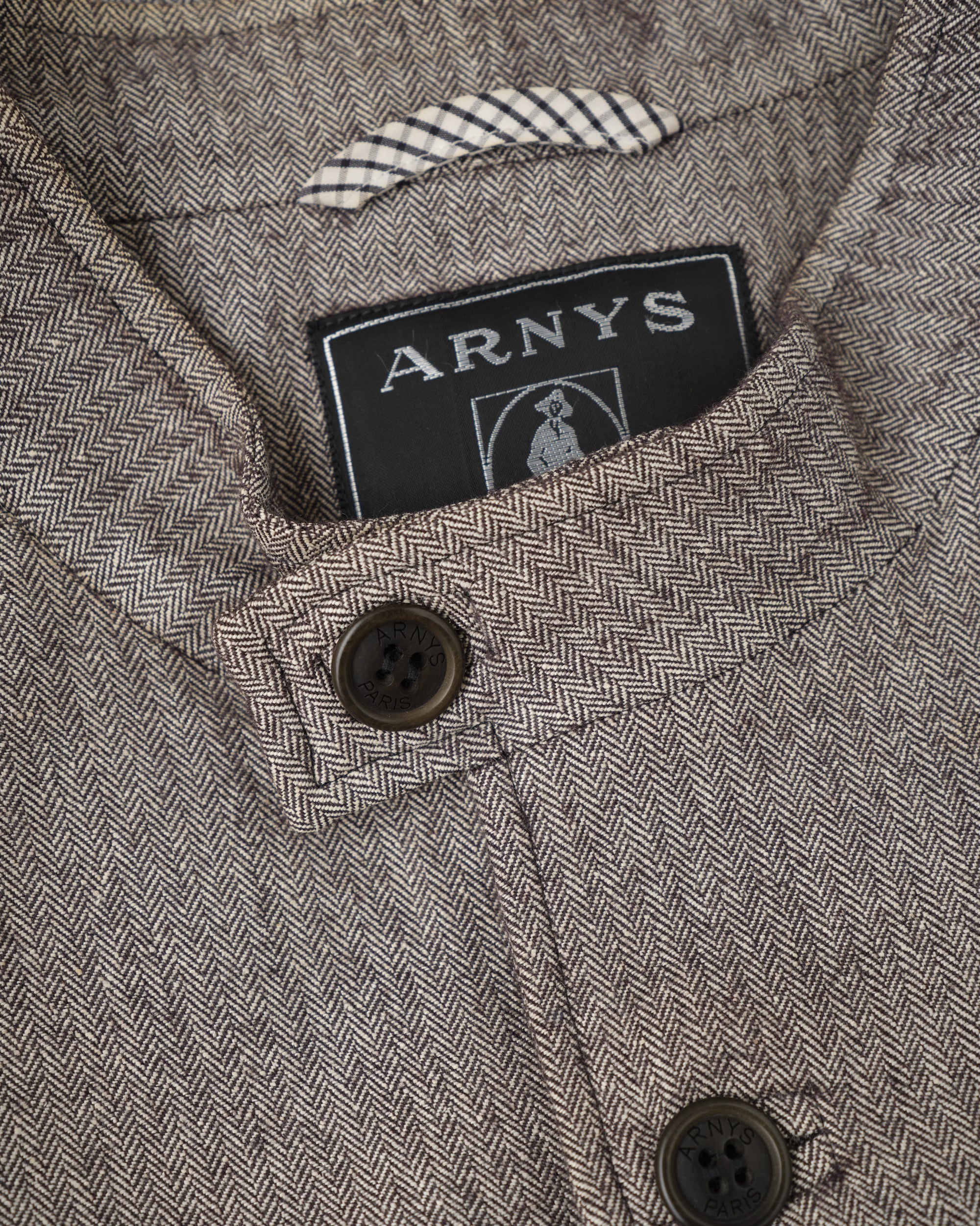［~00's］Old ARNYS PARIS Forestiere Jacket Size.48 "Silk & Wool"