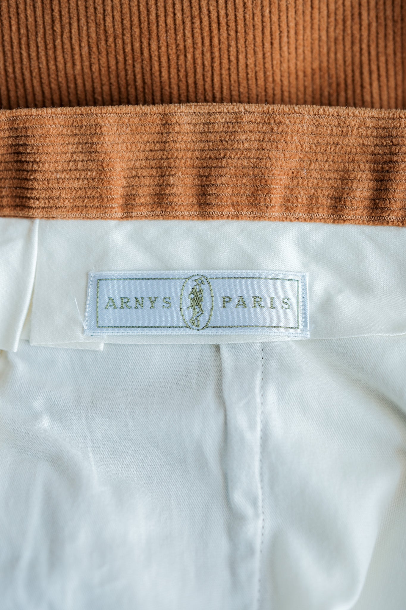 ［~00's］Old ARNYS PARIS In Tuck Turn Up Corduroy Trousers Size.46