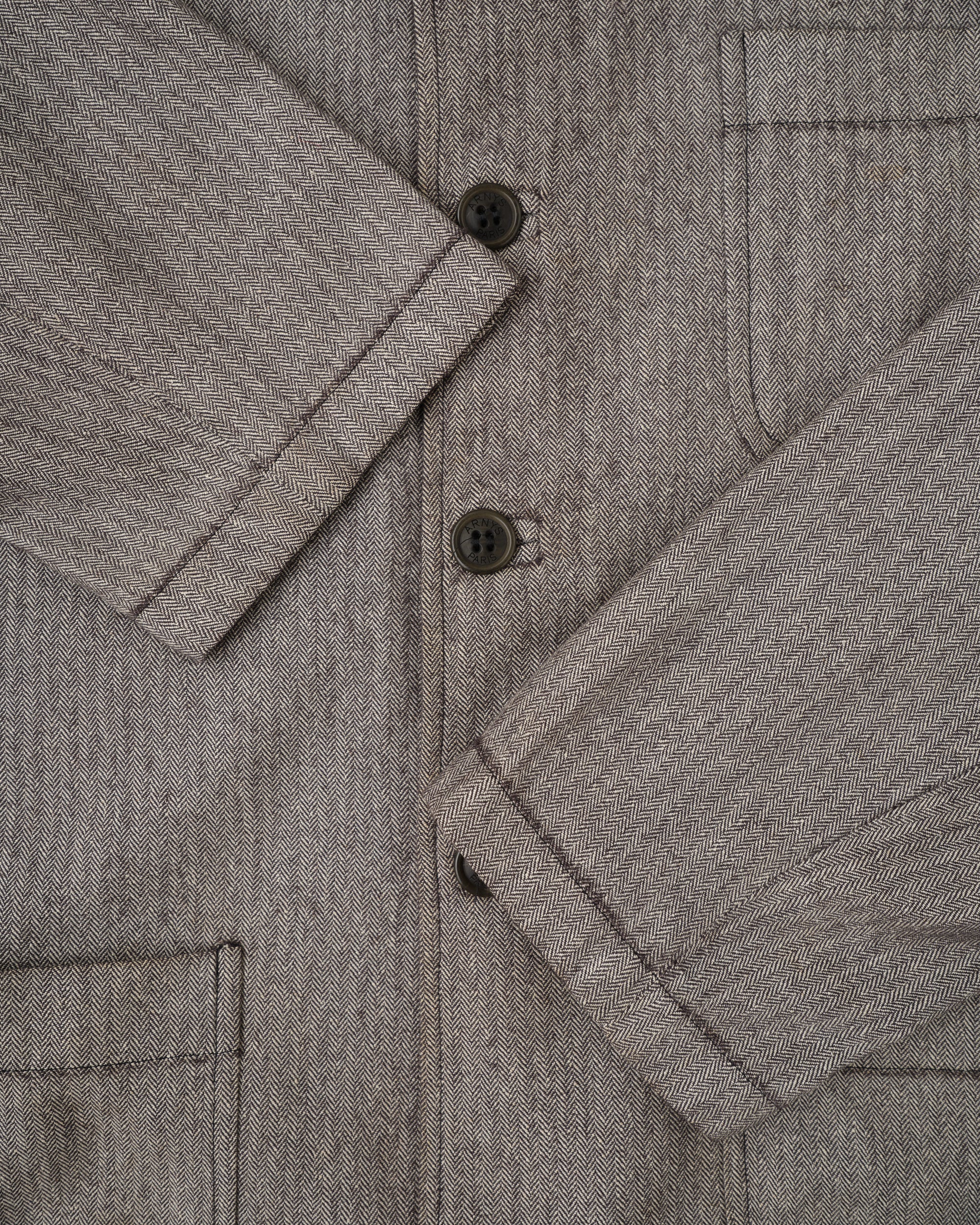 ［~00's］Old ARNYS PARIS Forestiere Jacket Size.48 "Silk & Wool"