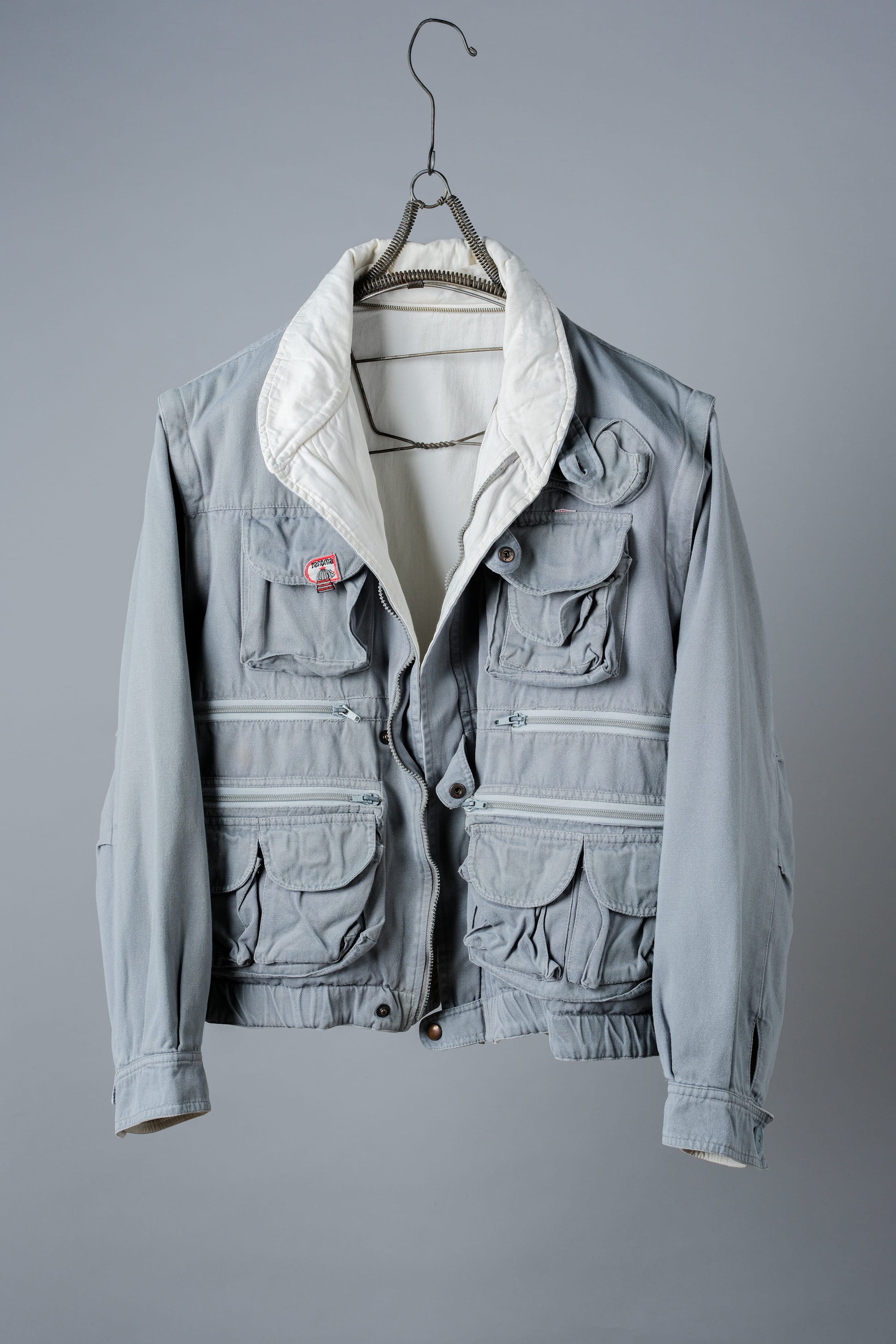 ［~90's］Old Renoma Paris Detachable Sleeve Multi Pocket Jacket