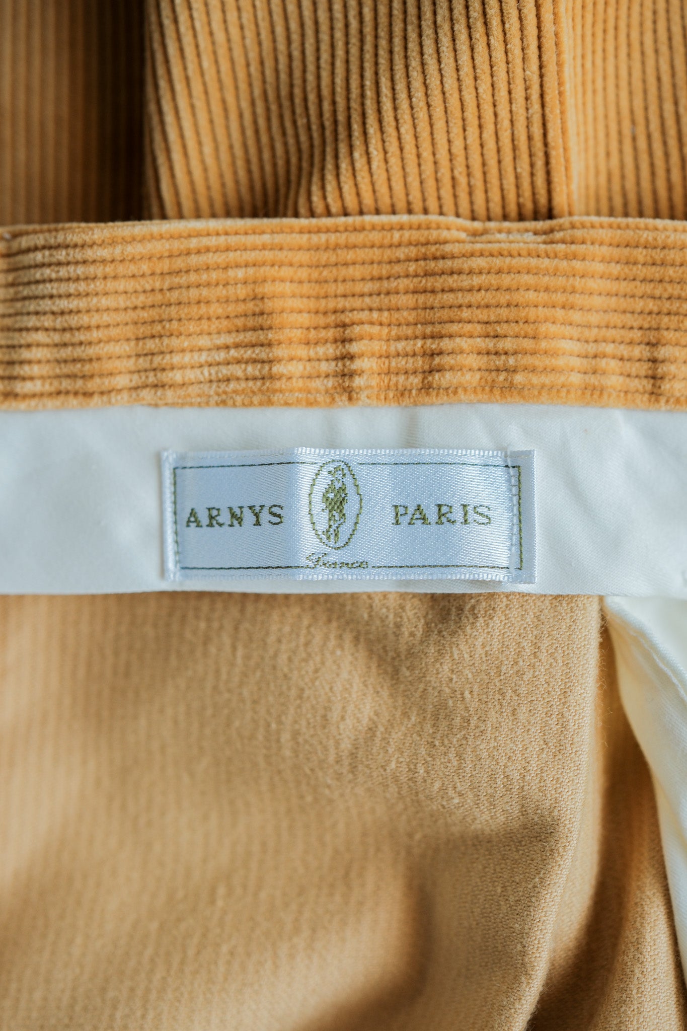 【~00's】Old ARNYS PARIS In Tuck Turn Up Corduroy Trousers Size.44