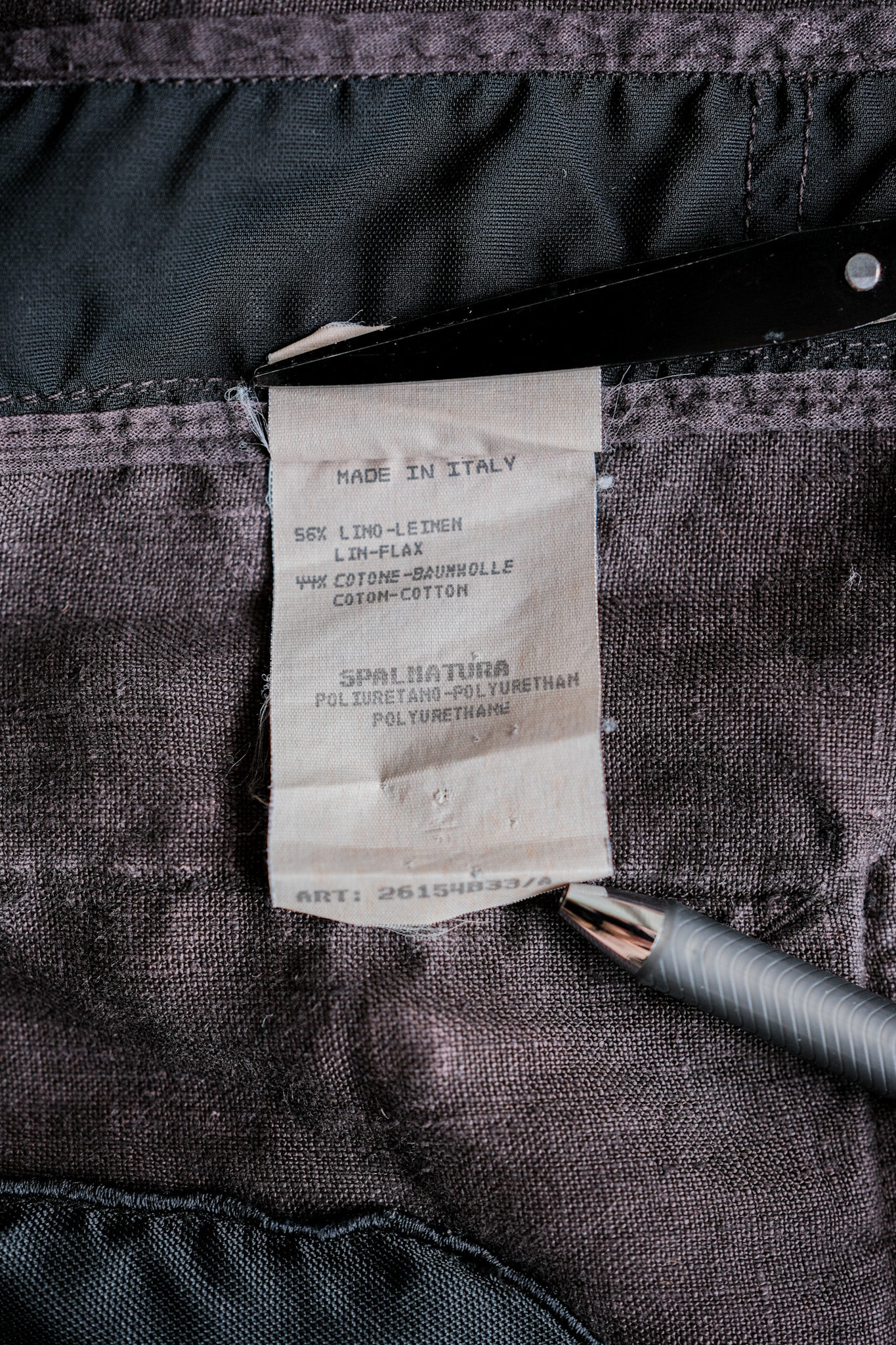 ［97SS］Old STONE ISLAND Garment Dyed Lino Flax Cotton Jacket Size.L "Green Edge"