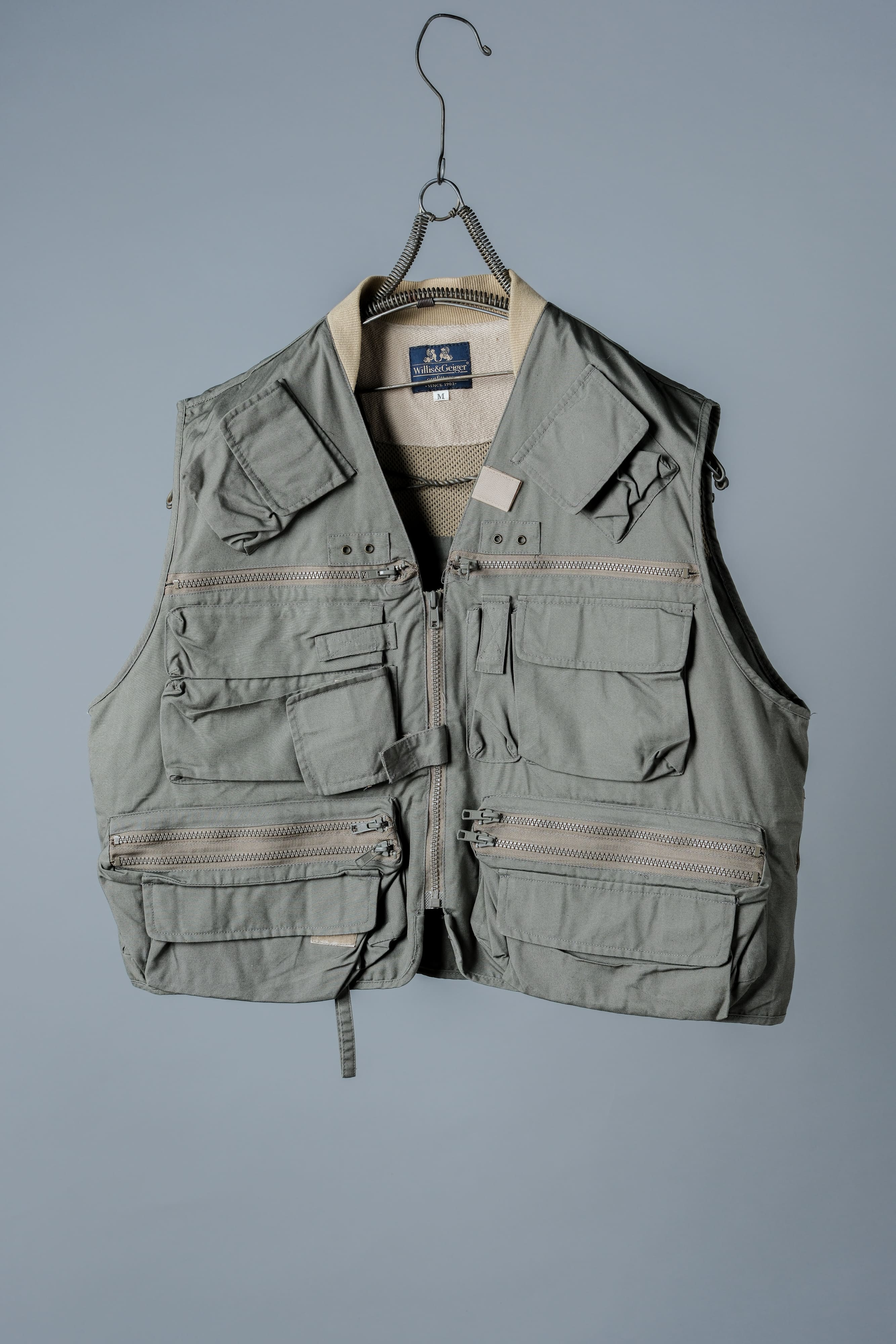 【~90's】Vintage Willis&Geiger Bush Poplin Fishing Vest Size.M