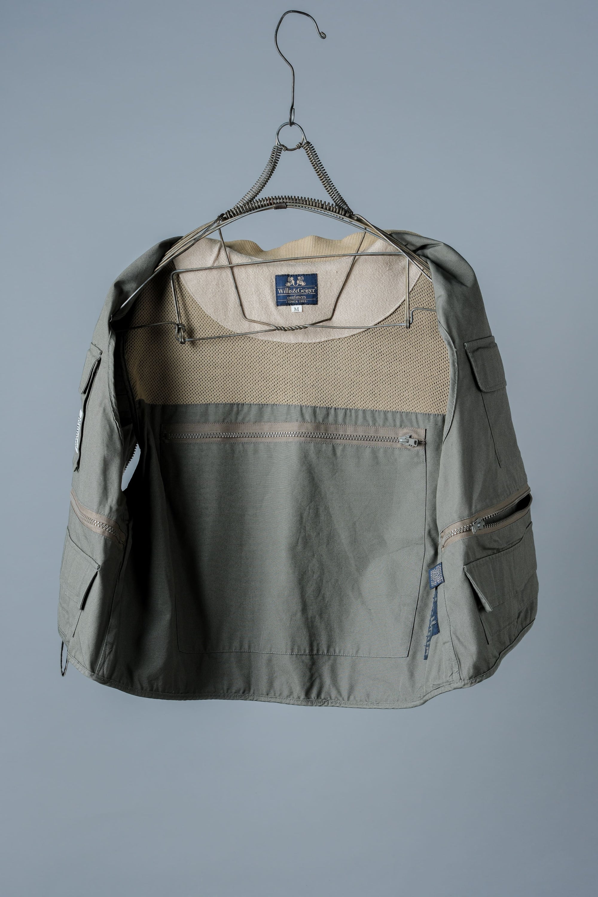 【~90's】Vintage Willis&Geiger Bush Poplin Fishing Vest Size.M