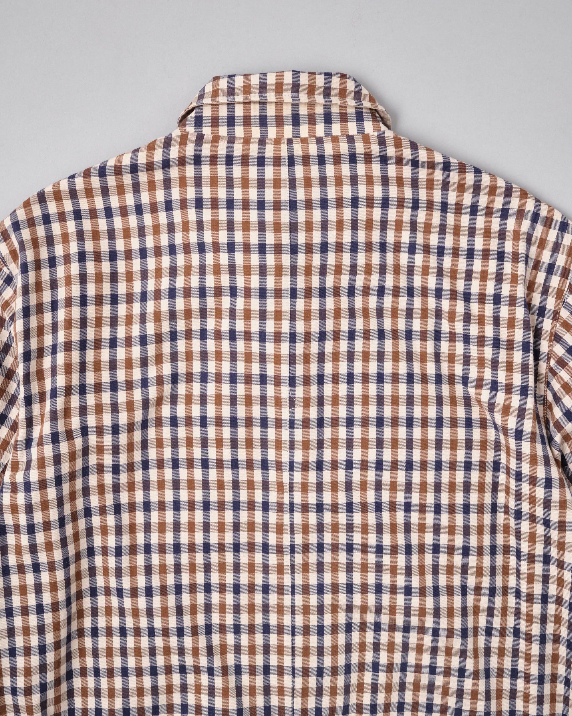 ［~00's］Old Aquascutum Club Check Reversible Harrington Jacket Size.M