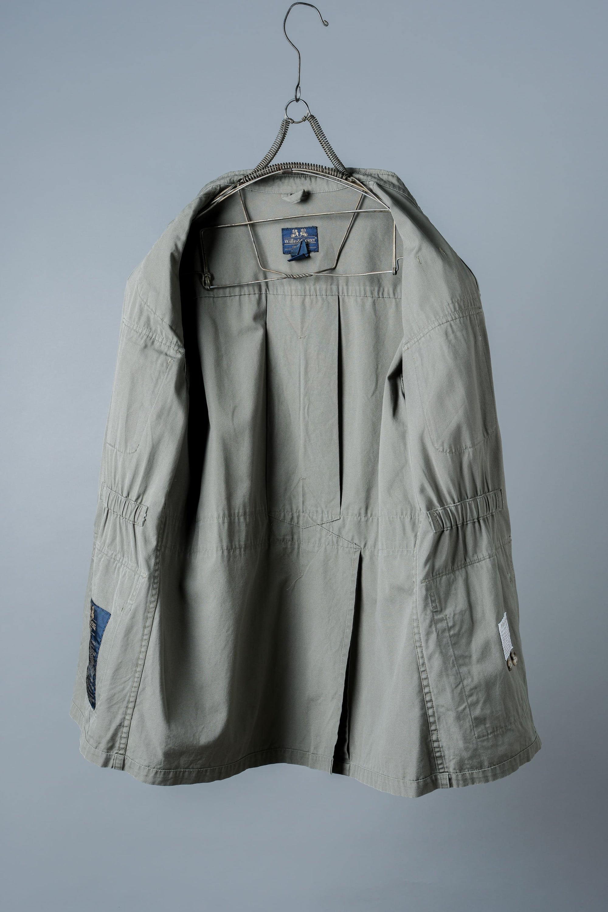 【~90's】Vintage Willis&Geiger Bush Poplin Hemingway Jacket Size.M "Made in U.S.A."