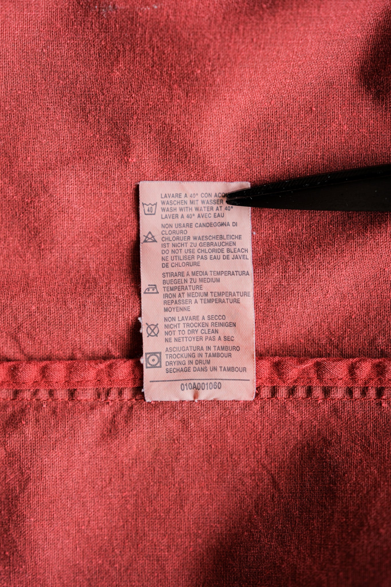 ［94SS］Old STONE ISLAND Garment Dyed Double Breasted Cotton Jacket Size.L "Green Edge"