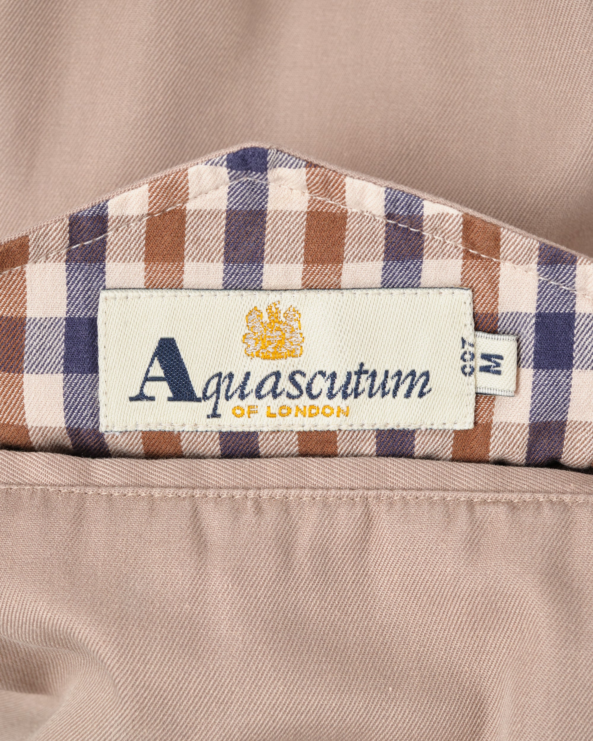 ［~00's］Old Aquascutum Club Check Reversible Harrington Jacket Size.M