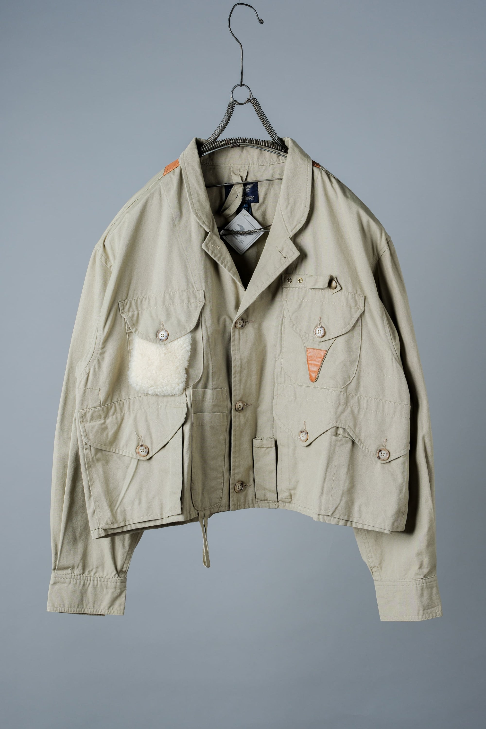 【~90's】Vintage Willis&Geiger Bush Poplin Eisenhower Fishing Jacket Size.M "Made in U.S.A." "Dead Stock"