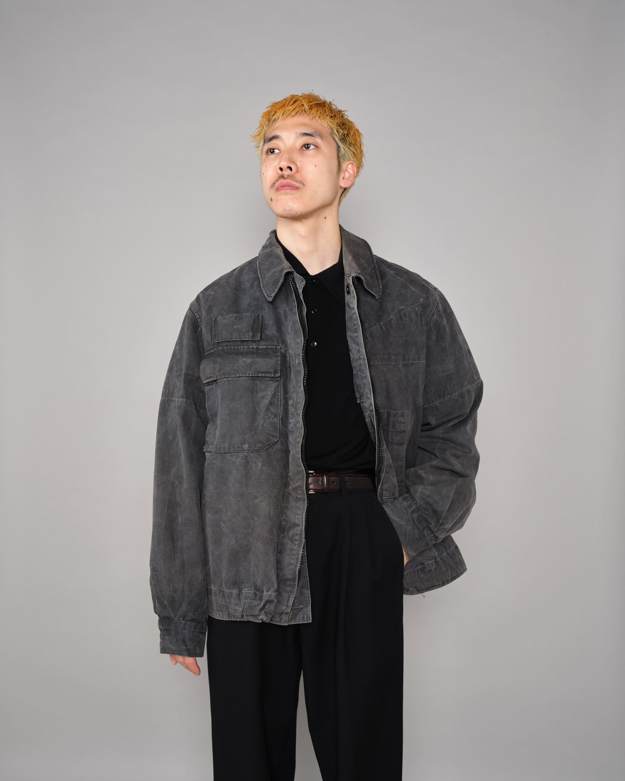 ［~80’s］Czechoslovakian Army Tank Crew Jacket Size.3B