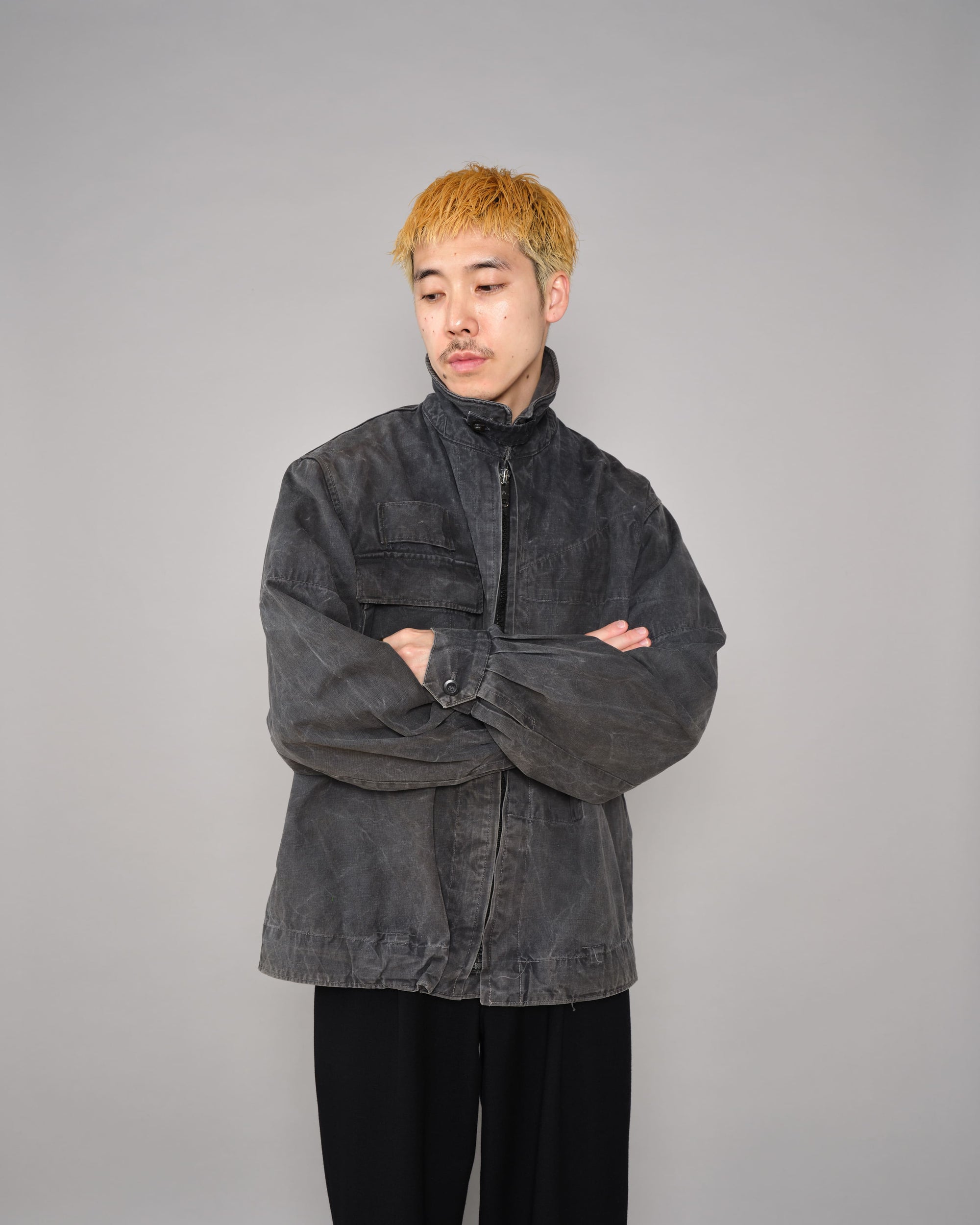 ［~80’s］Czechoslovakian Army Tank Crew Jacket Size.3B