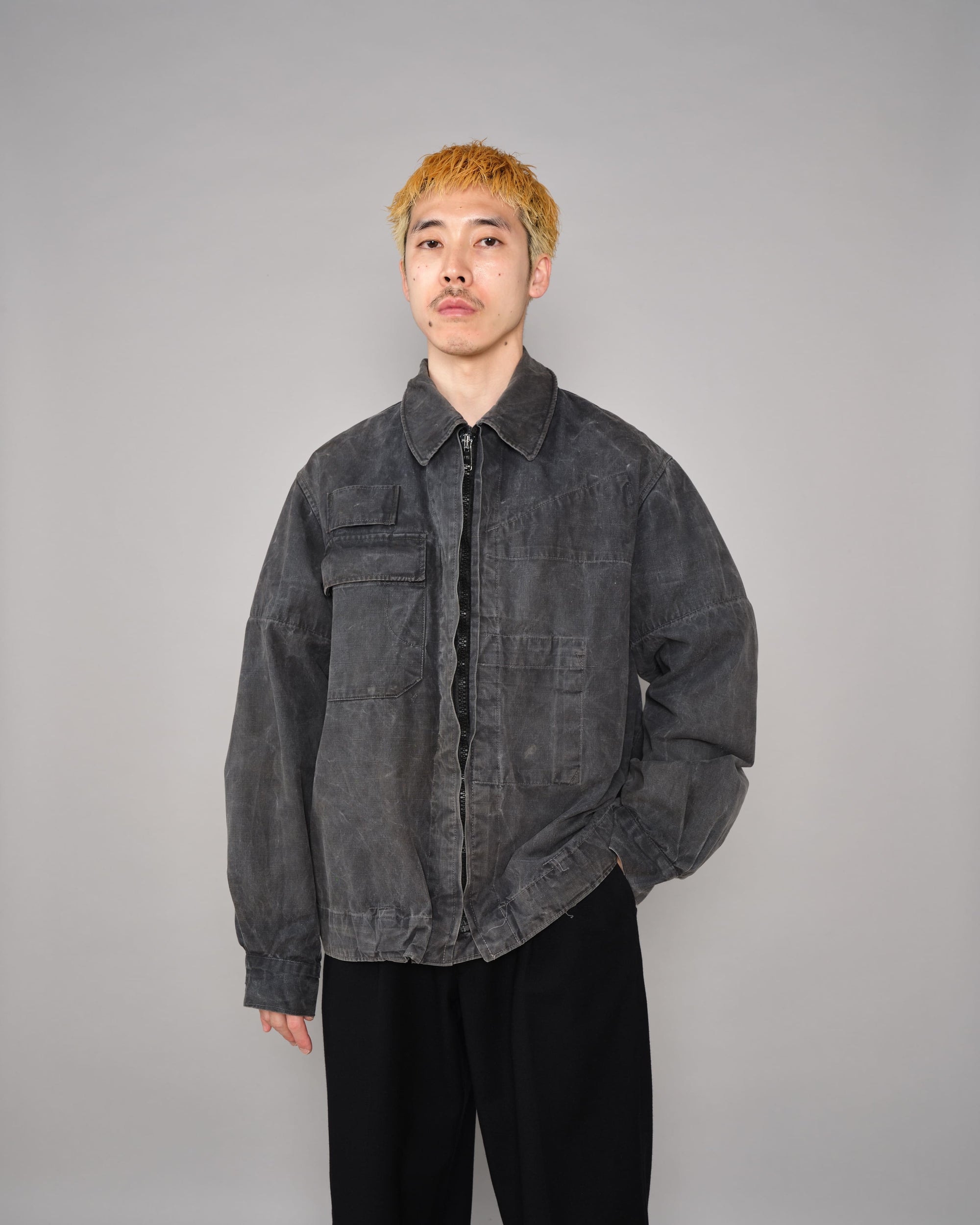 ［~80’s］Czechoslovakian Army Tank Crew Jacket Size.3B