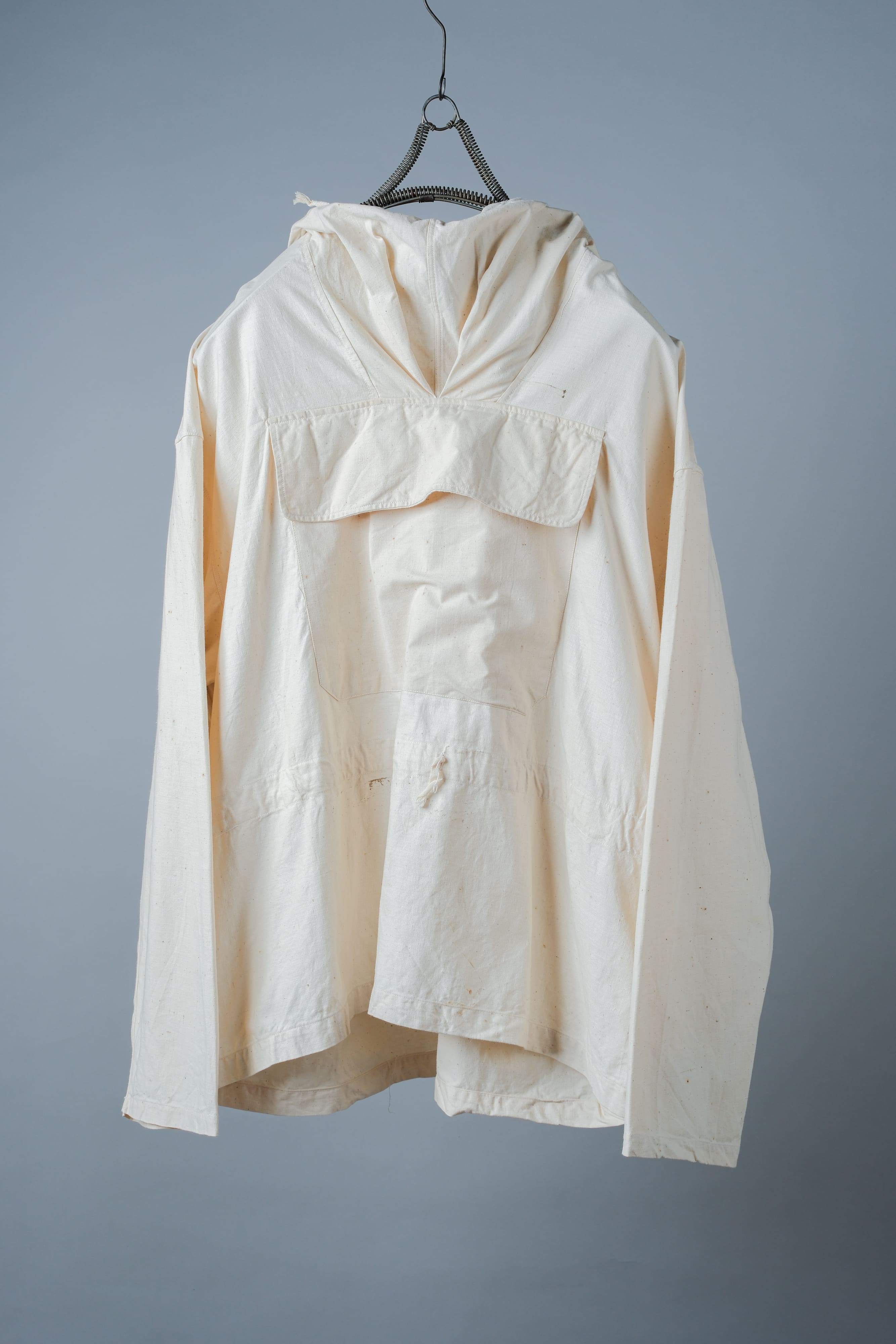 【~50's】French Army Cotton Linen Mountain Smock "Dead Stock"