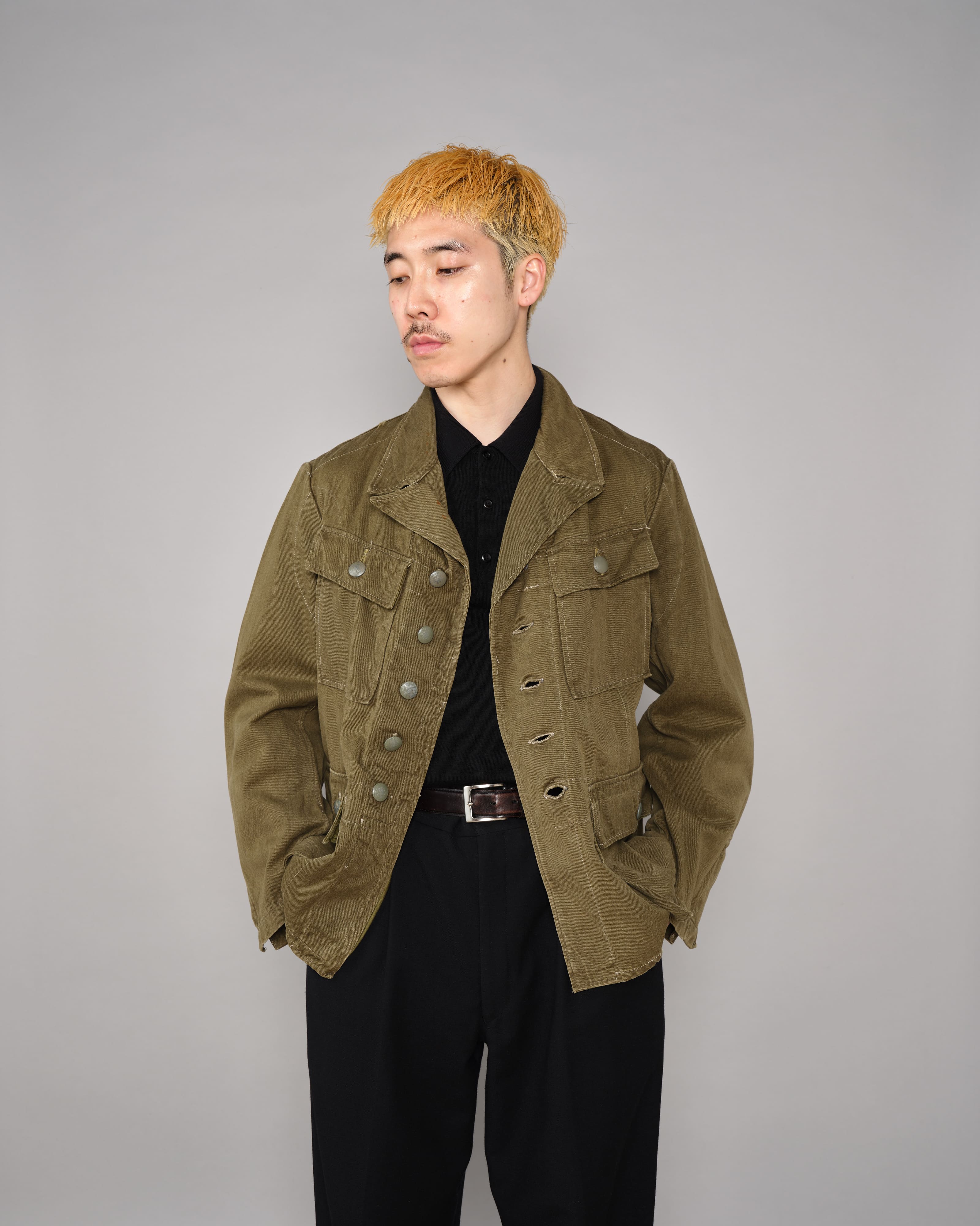 【~40’s】WWII German Army & Afrika Korps M43 Tropical Field Jacket "Wehrmacht" "DAK"