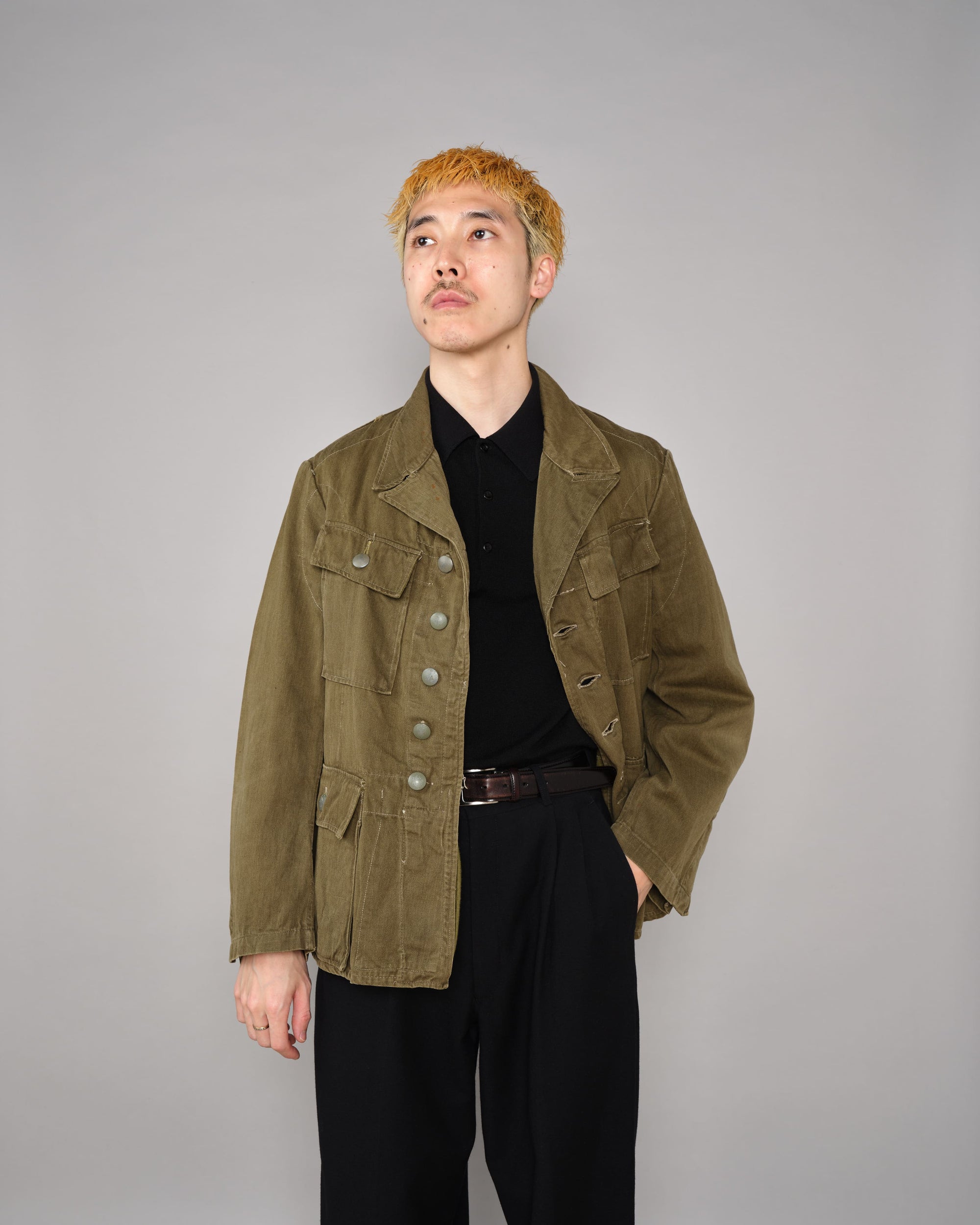 ［~40’s］WWII German Army & Afrika Korps M43 Tropical Field Jacket "Wehrmacht" "DAK"