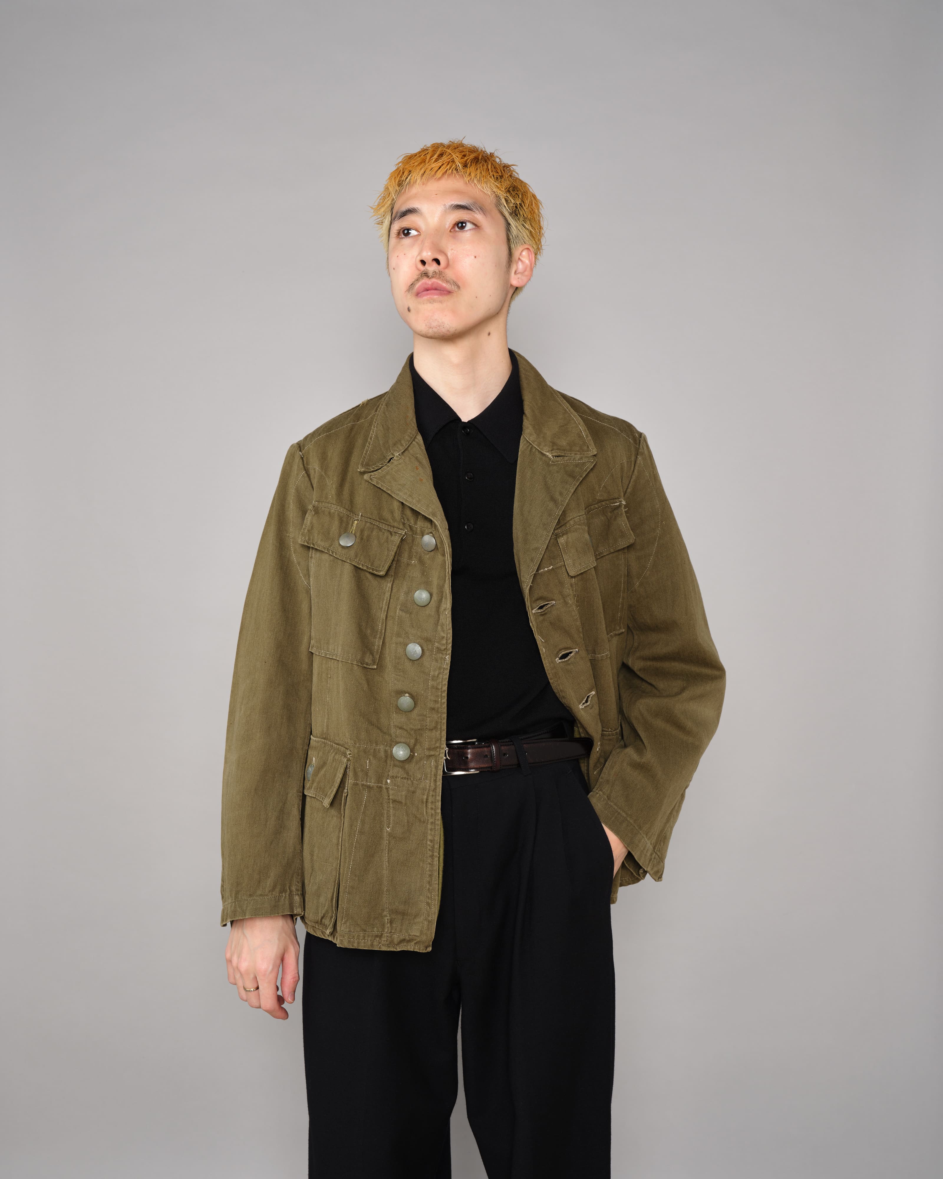 【~40’s】WWII German Army & Afrika Korps M43 Tropical Field Jacket "Wehrmacht" "DAK"