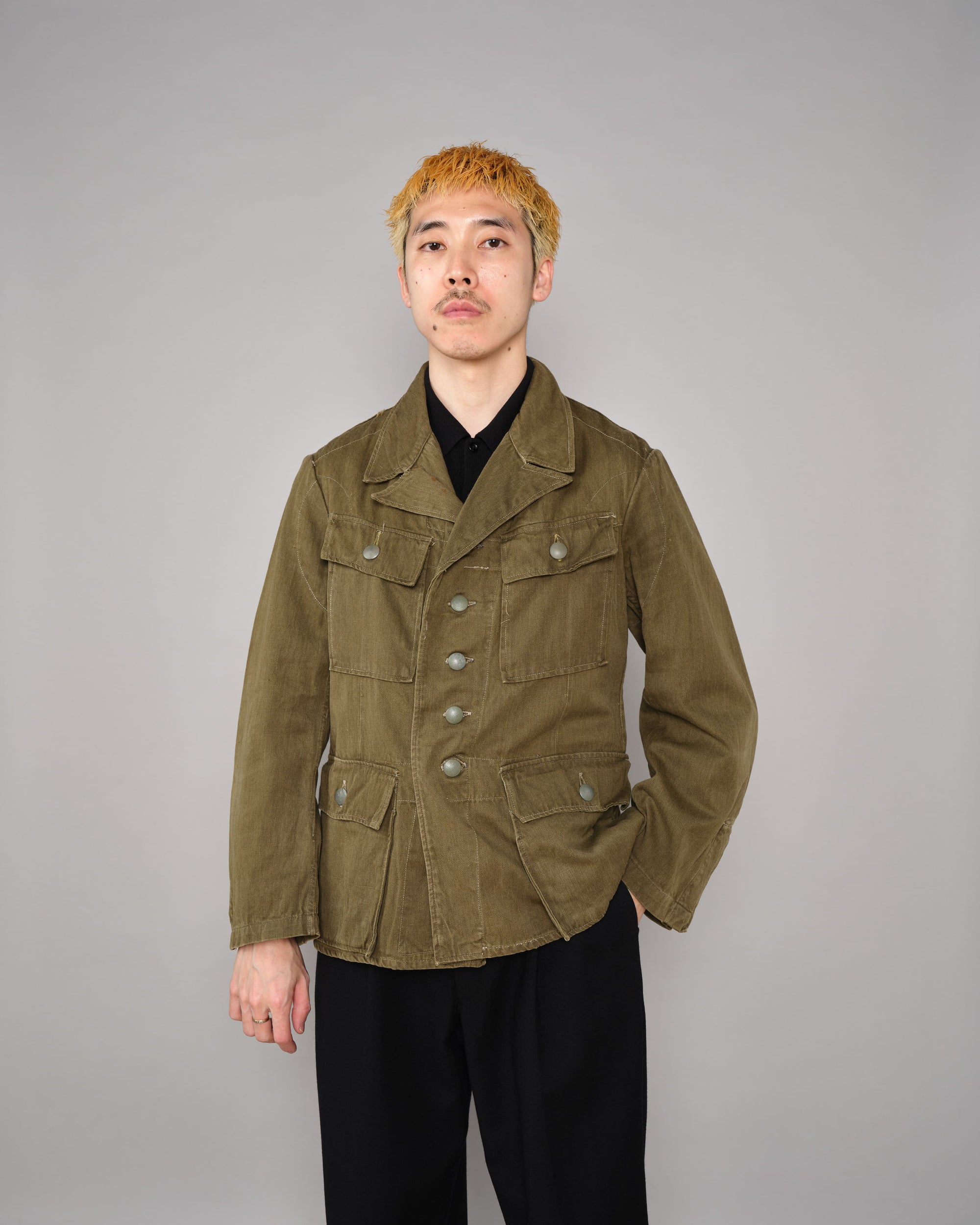 ［~40’s］WWII German Army & Afrika Korps M43 Tropical Field Jacket "Wehrmacht" "DAK"