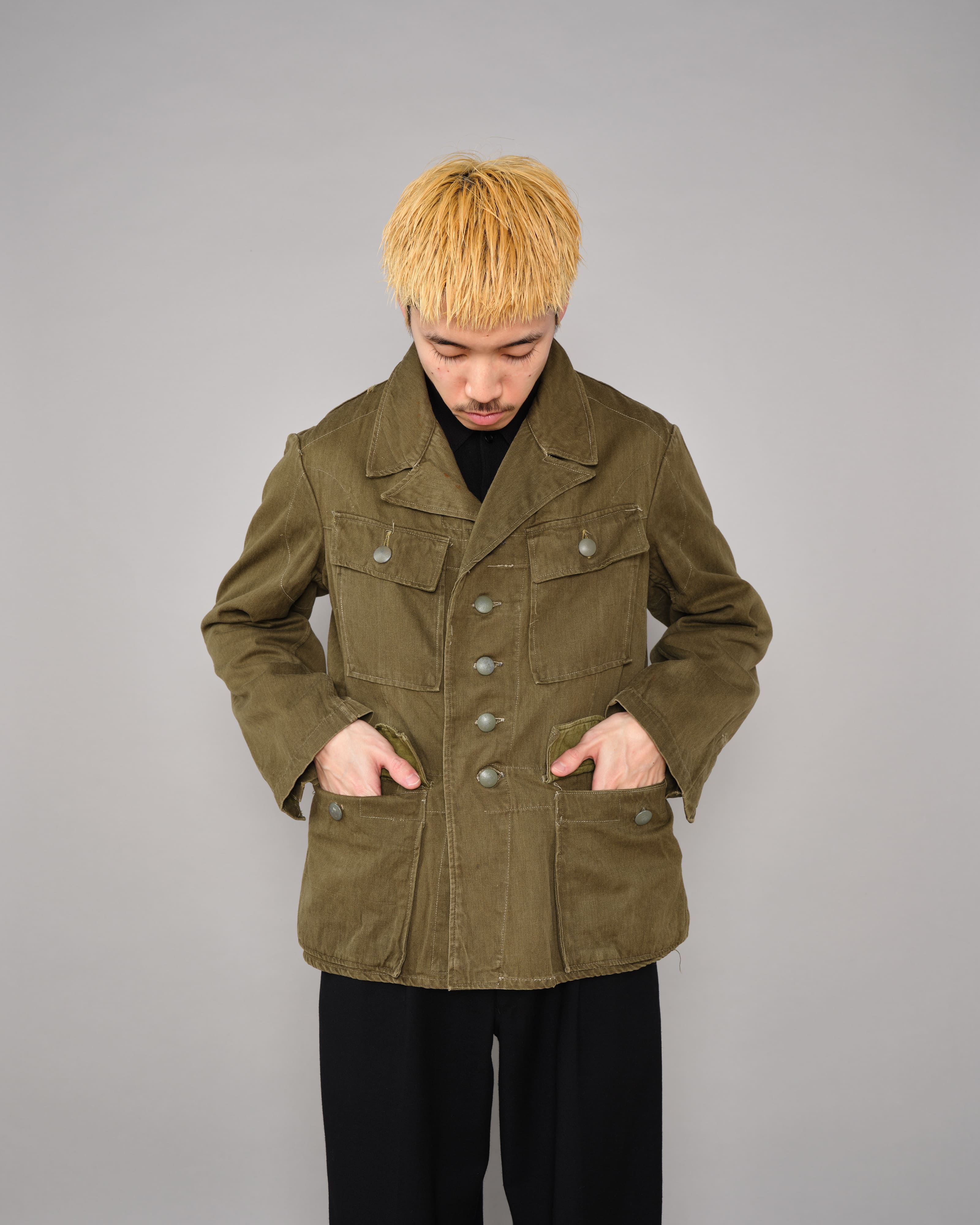 40's］WWII German Army & Afrika Korps M43 Tropical Field Jacket